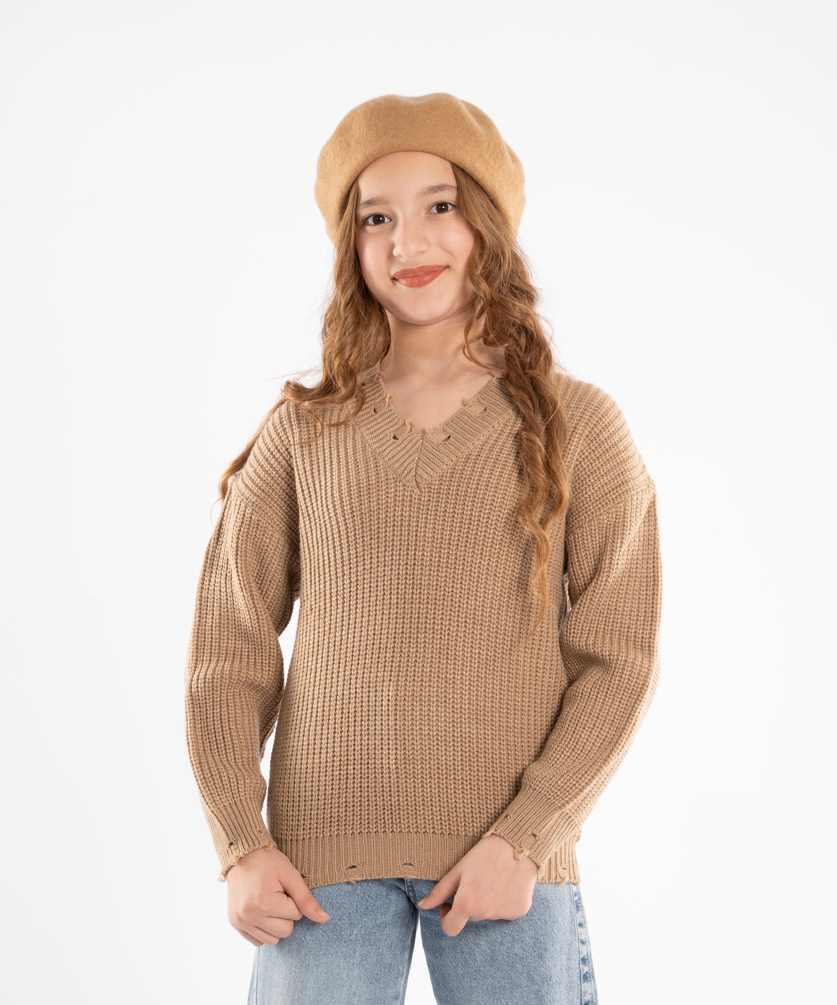 Pullover - Girls - Wool