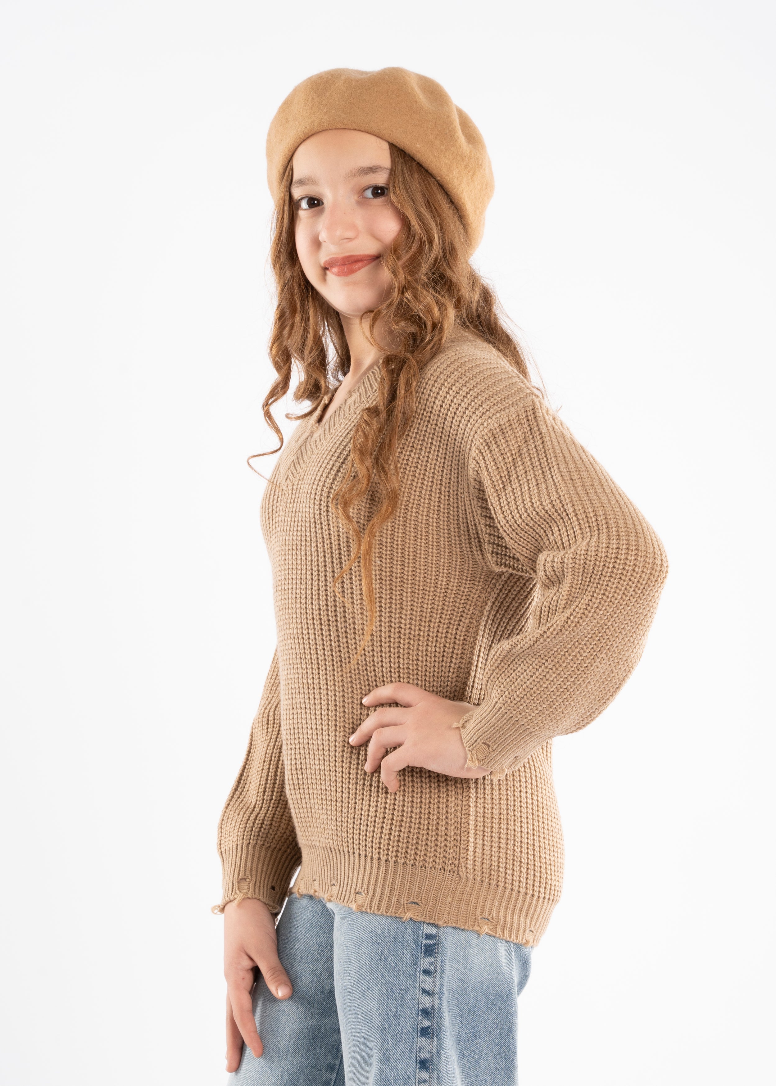 Pullover - Girls - Wool