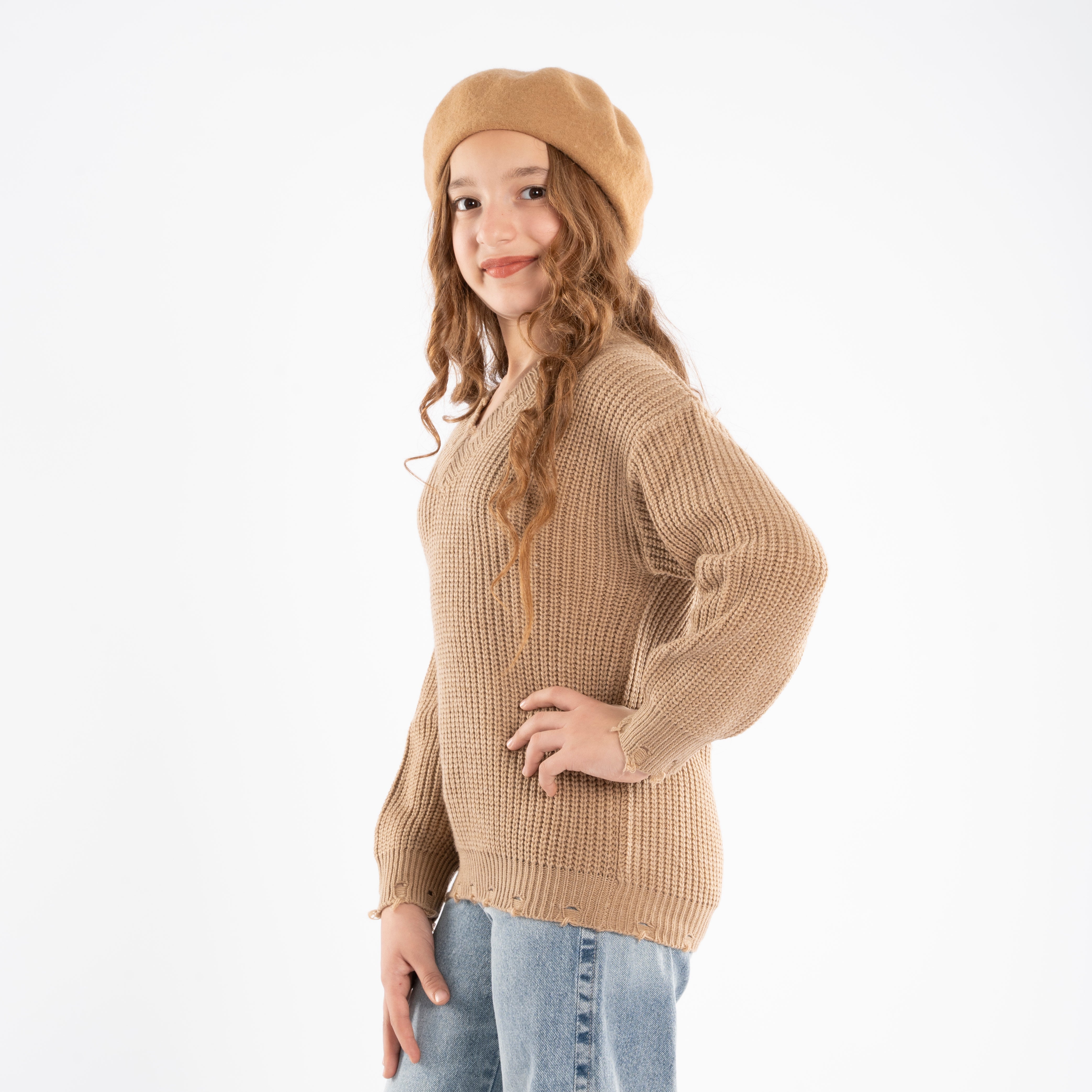 Pullover - Girls - Wool