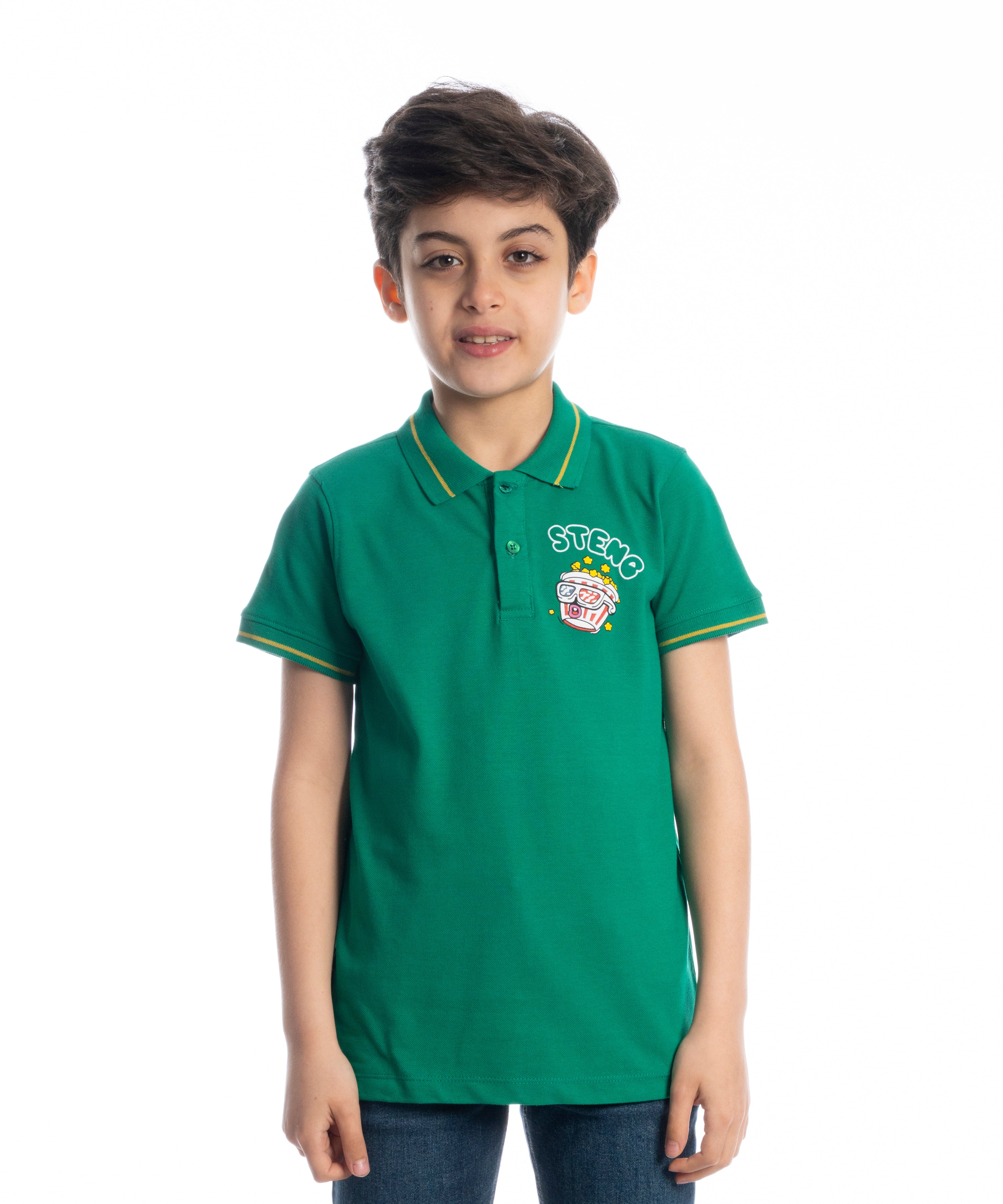 Polo T Shirt - Boys - Printed