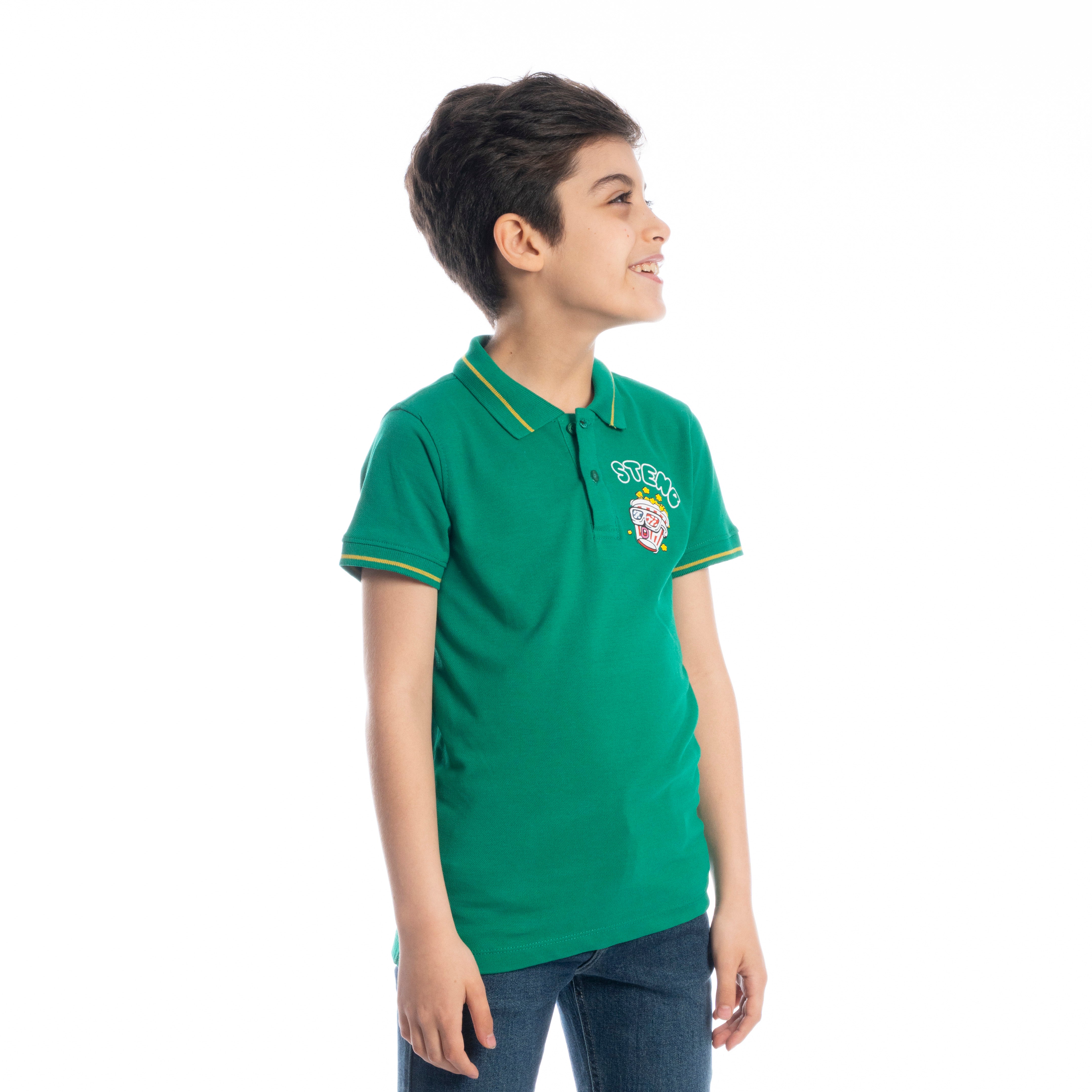 Polo T Shirt - Boys - Printed