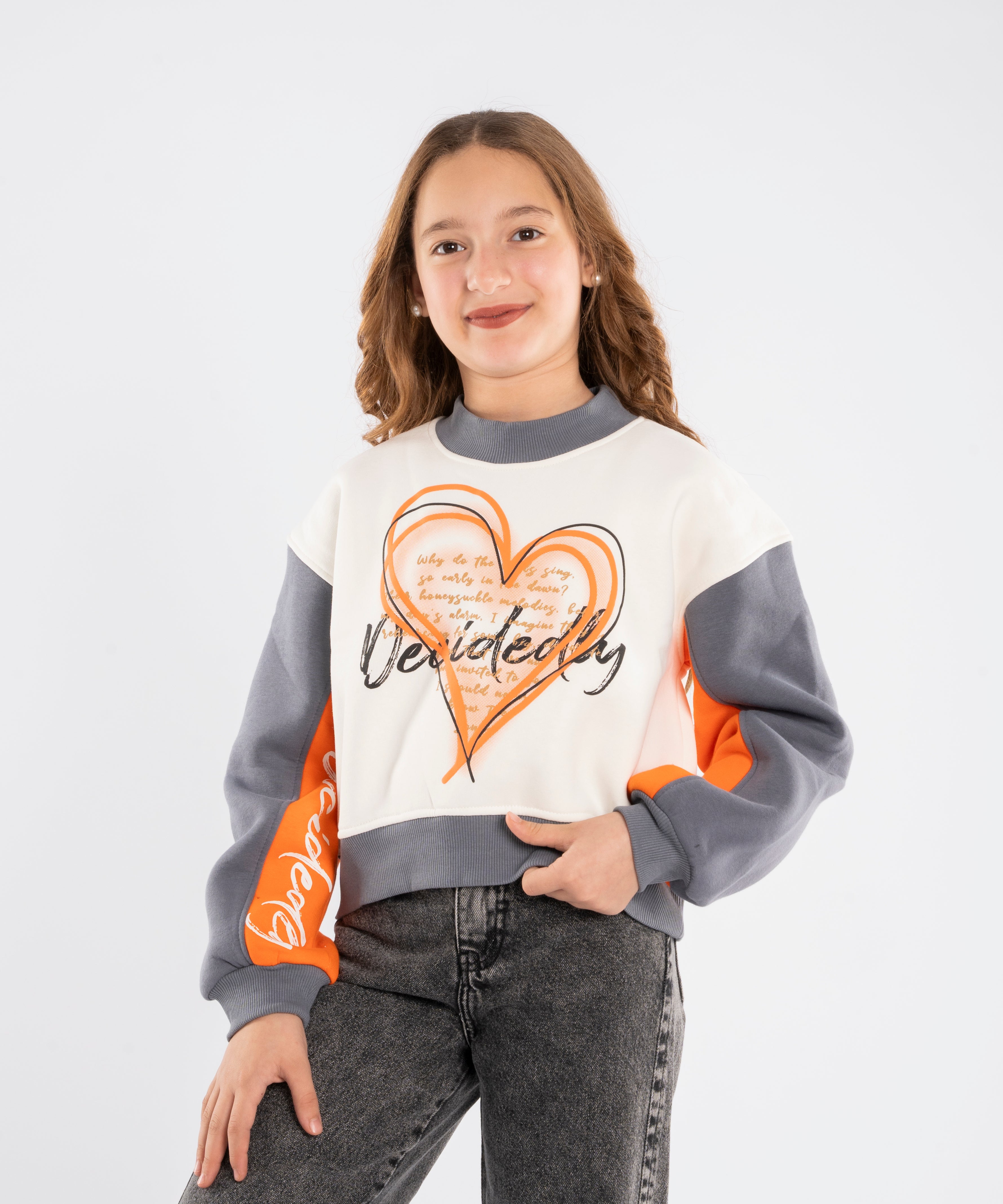 Sweatshirt - Girls - Printed