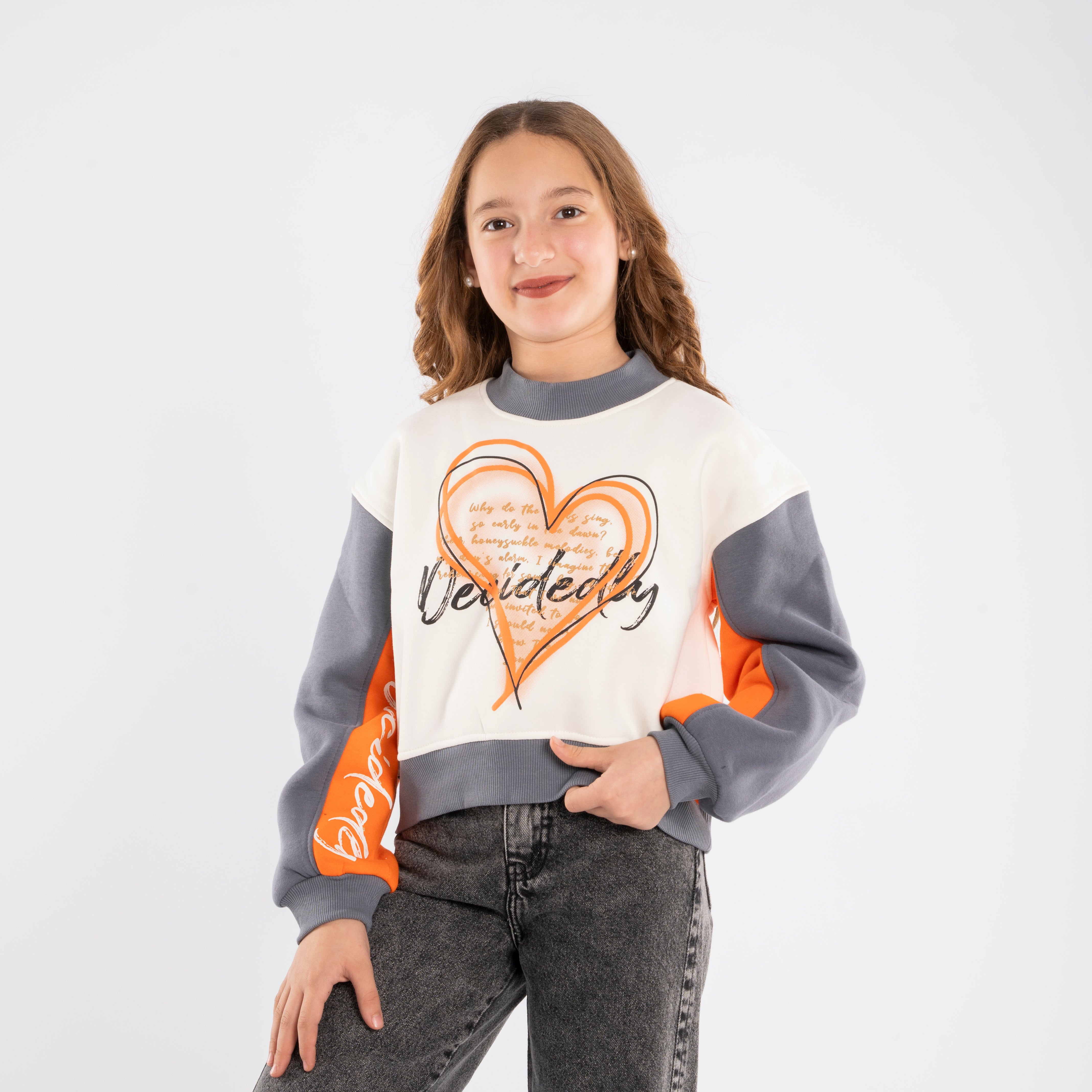 Sweatshirt - Girls - Printed