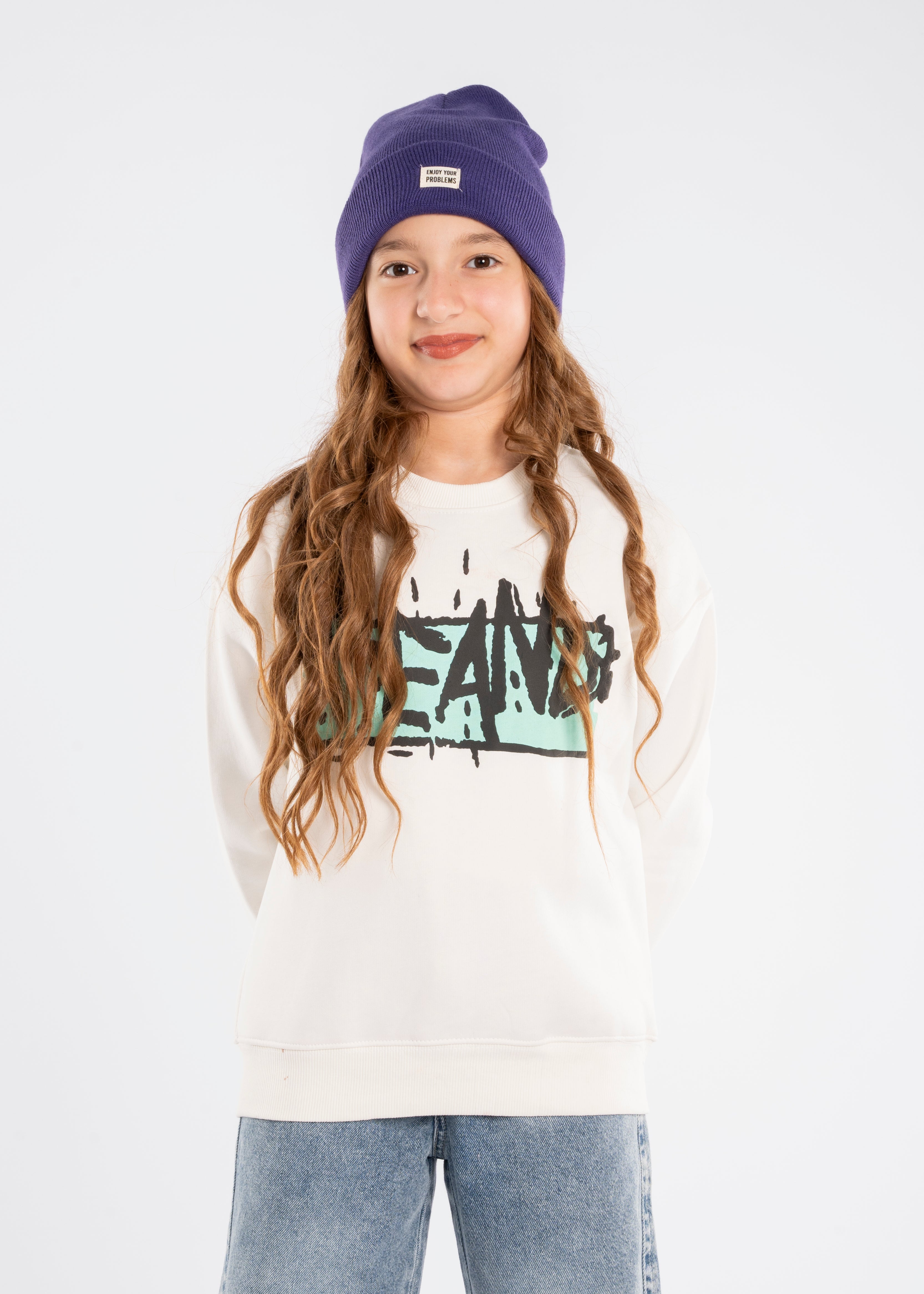 Sweatshirt - Girls - Printed
