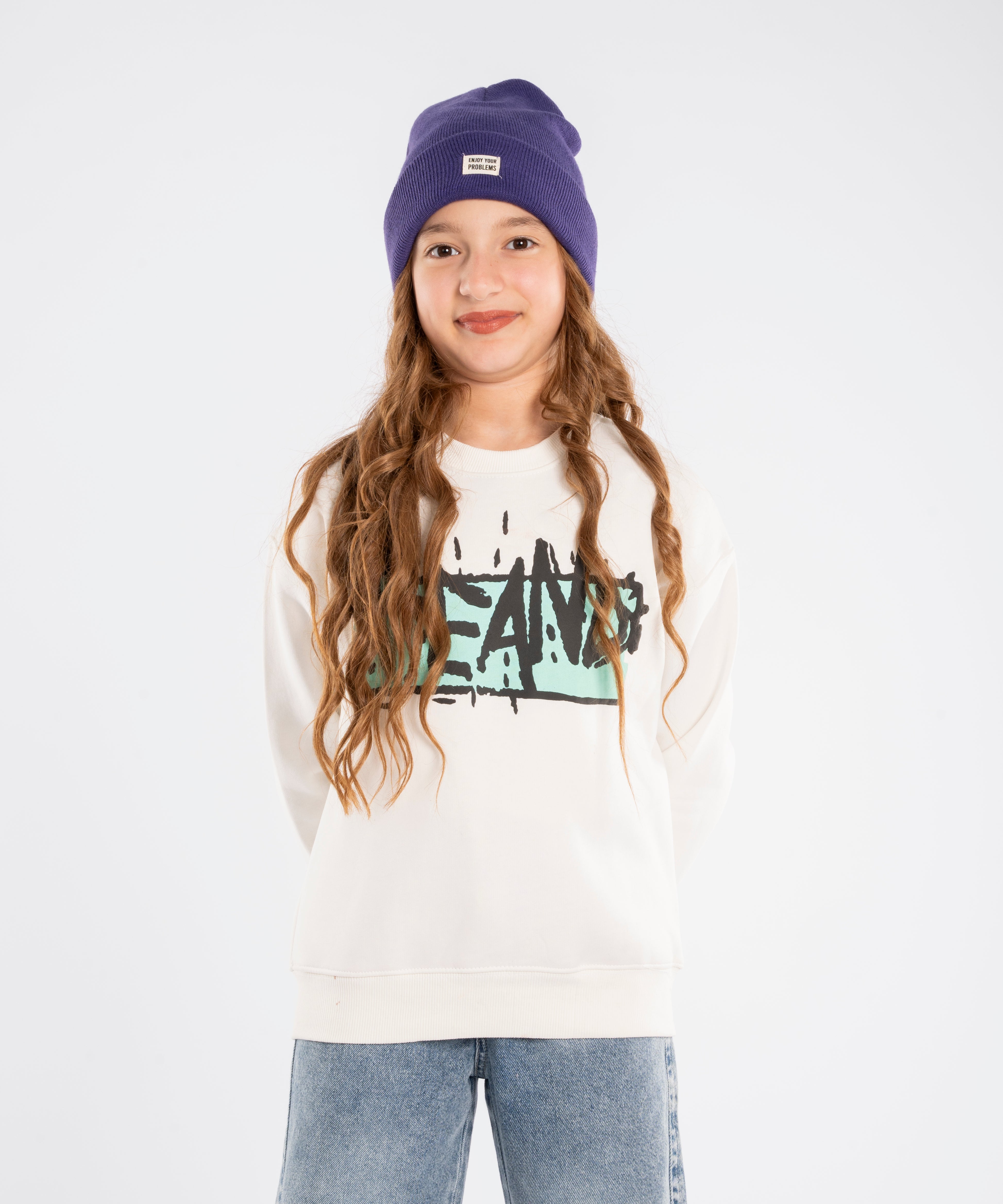 Sweatshirt - Girls - Printed