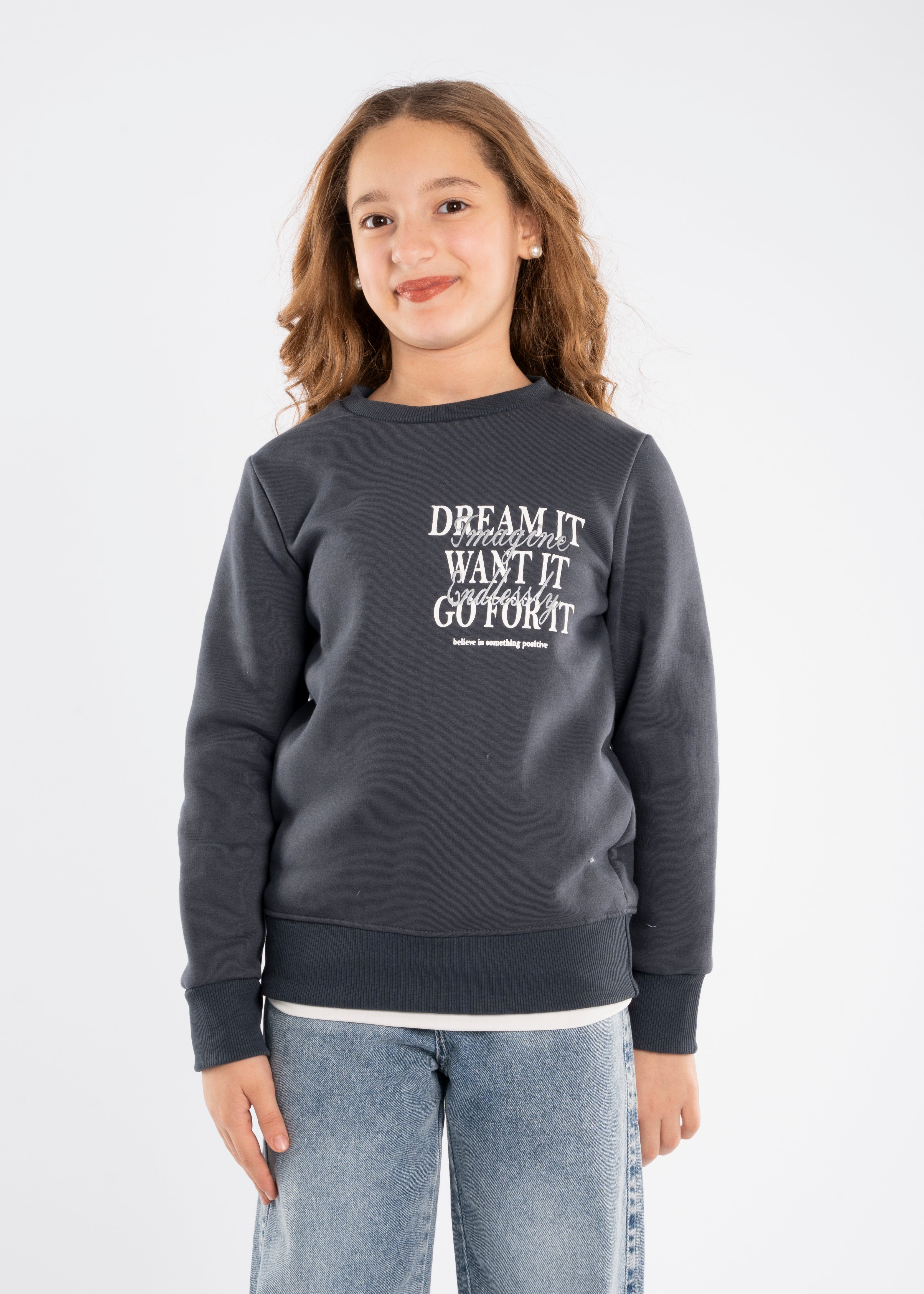 Sweatshirt - Girls - Printed