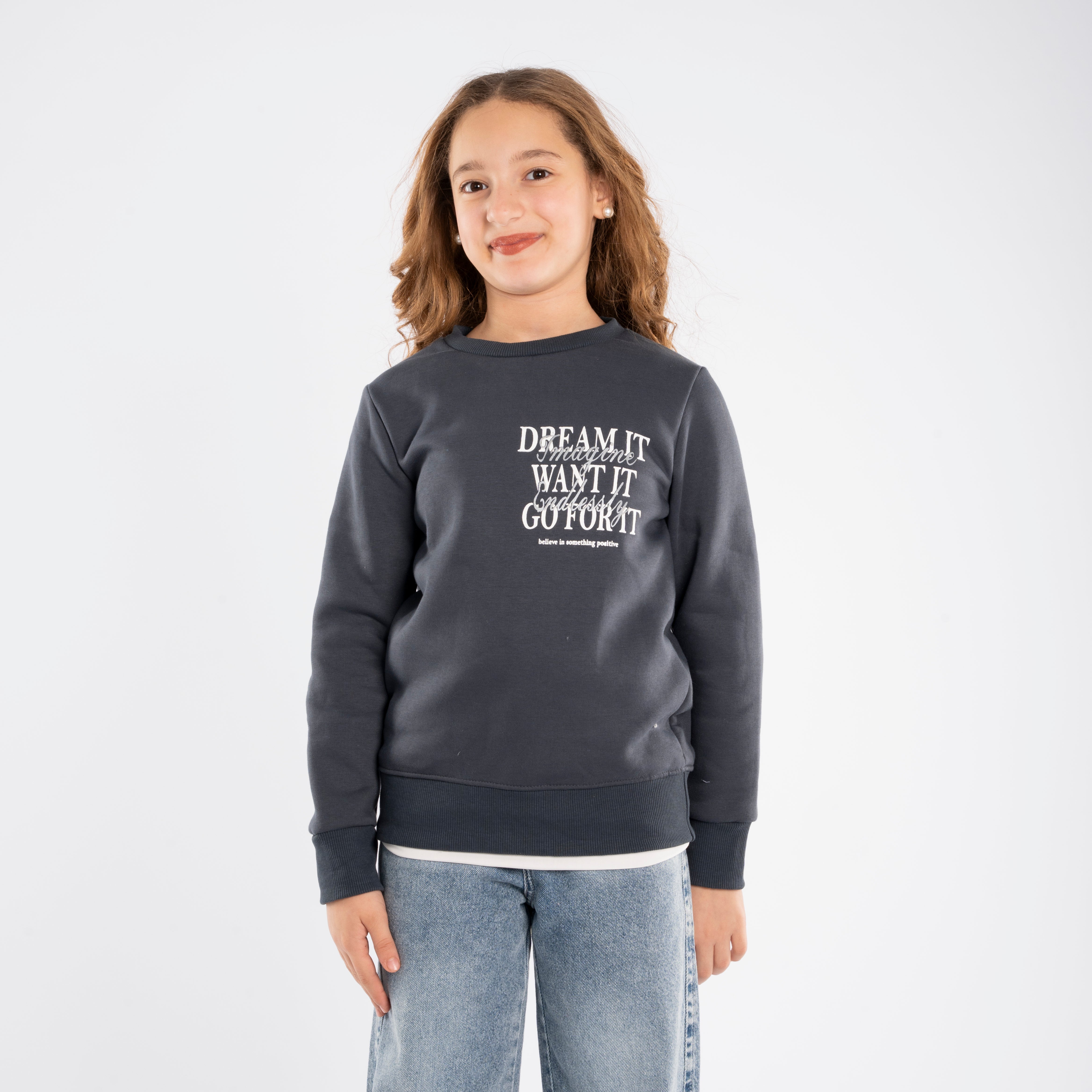 Sweatshirt - Girls - Printed
