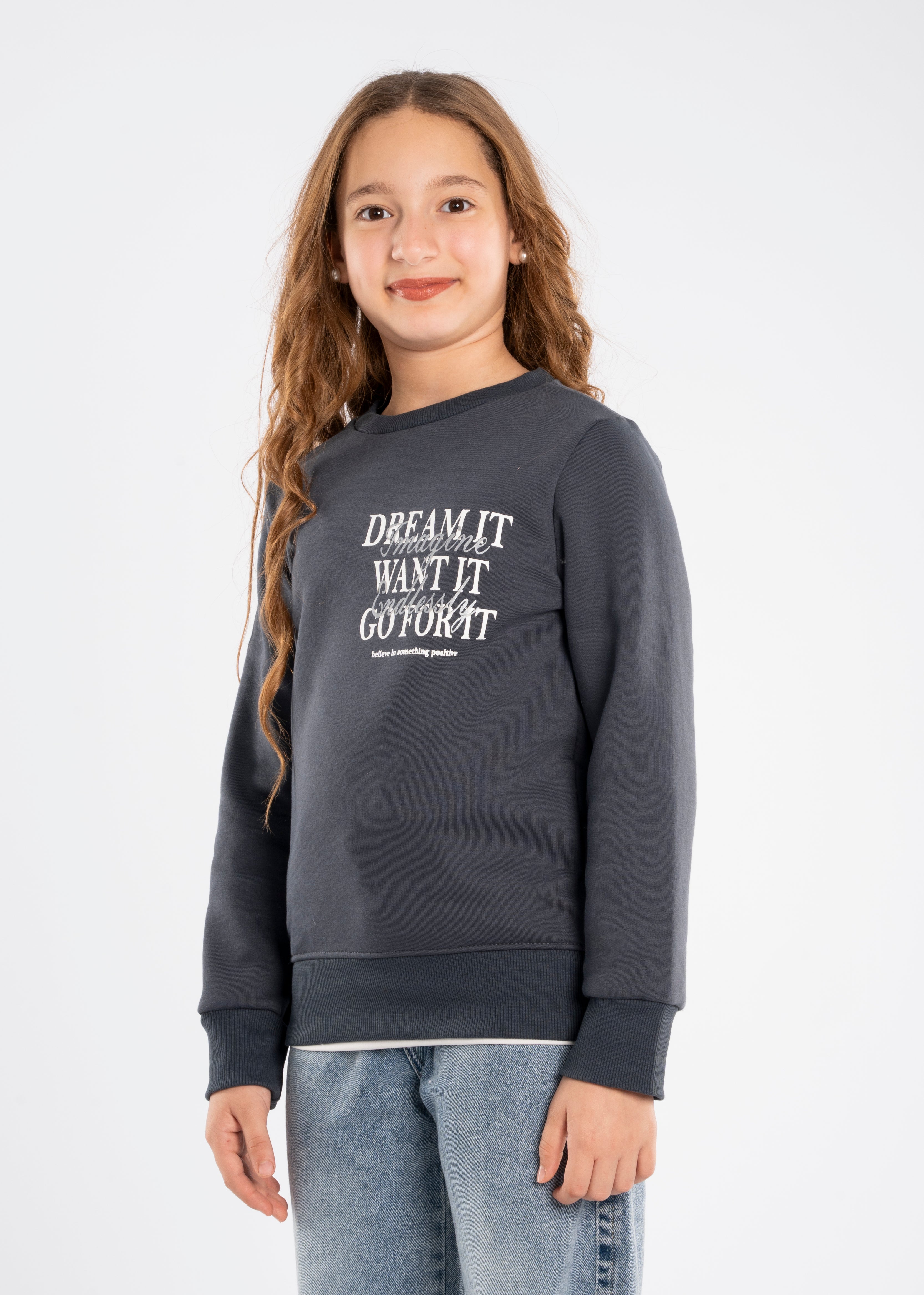 Sweatshirt - Girls - Printed