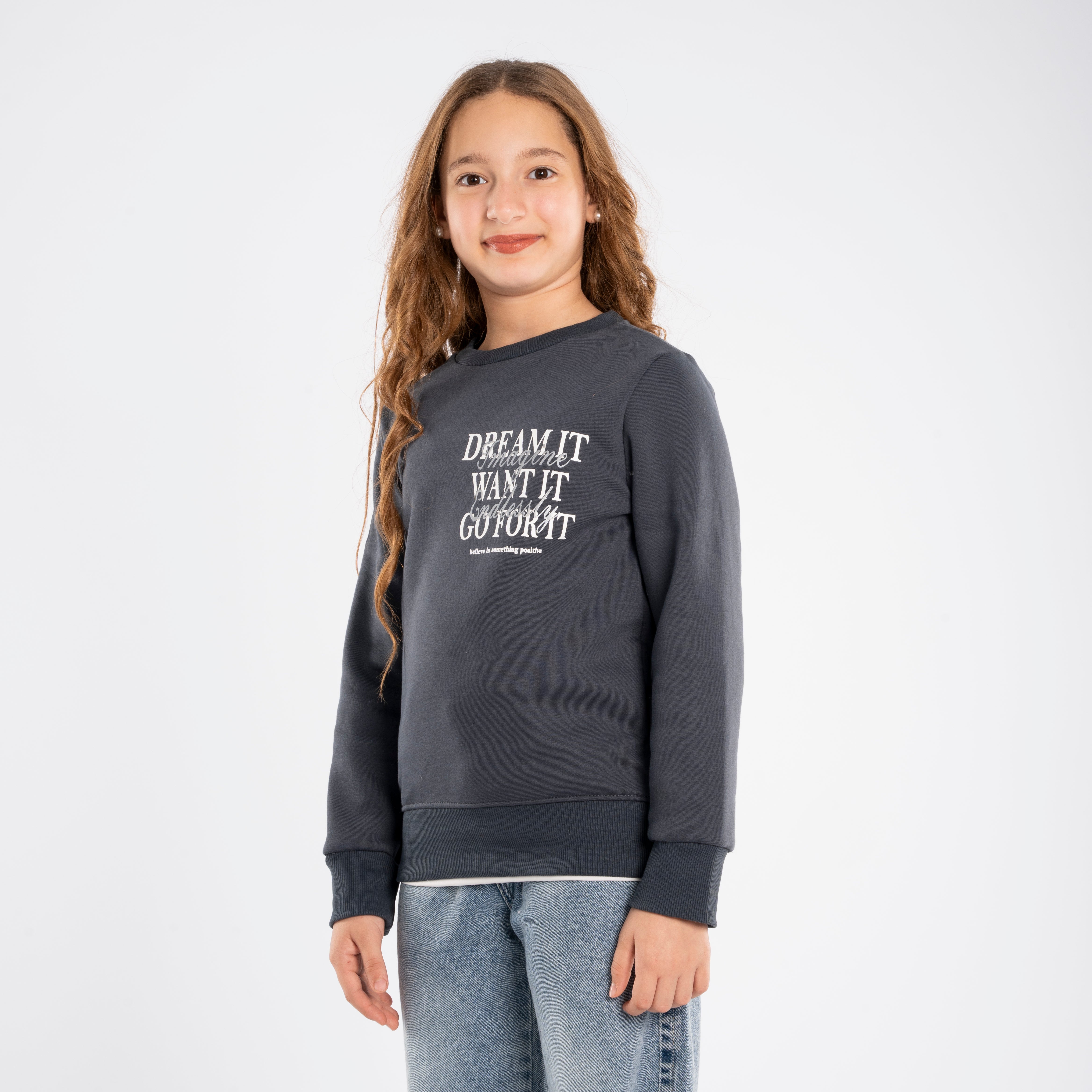 Sweatshirt - Girls - Printed