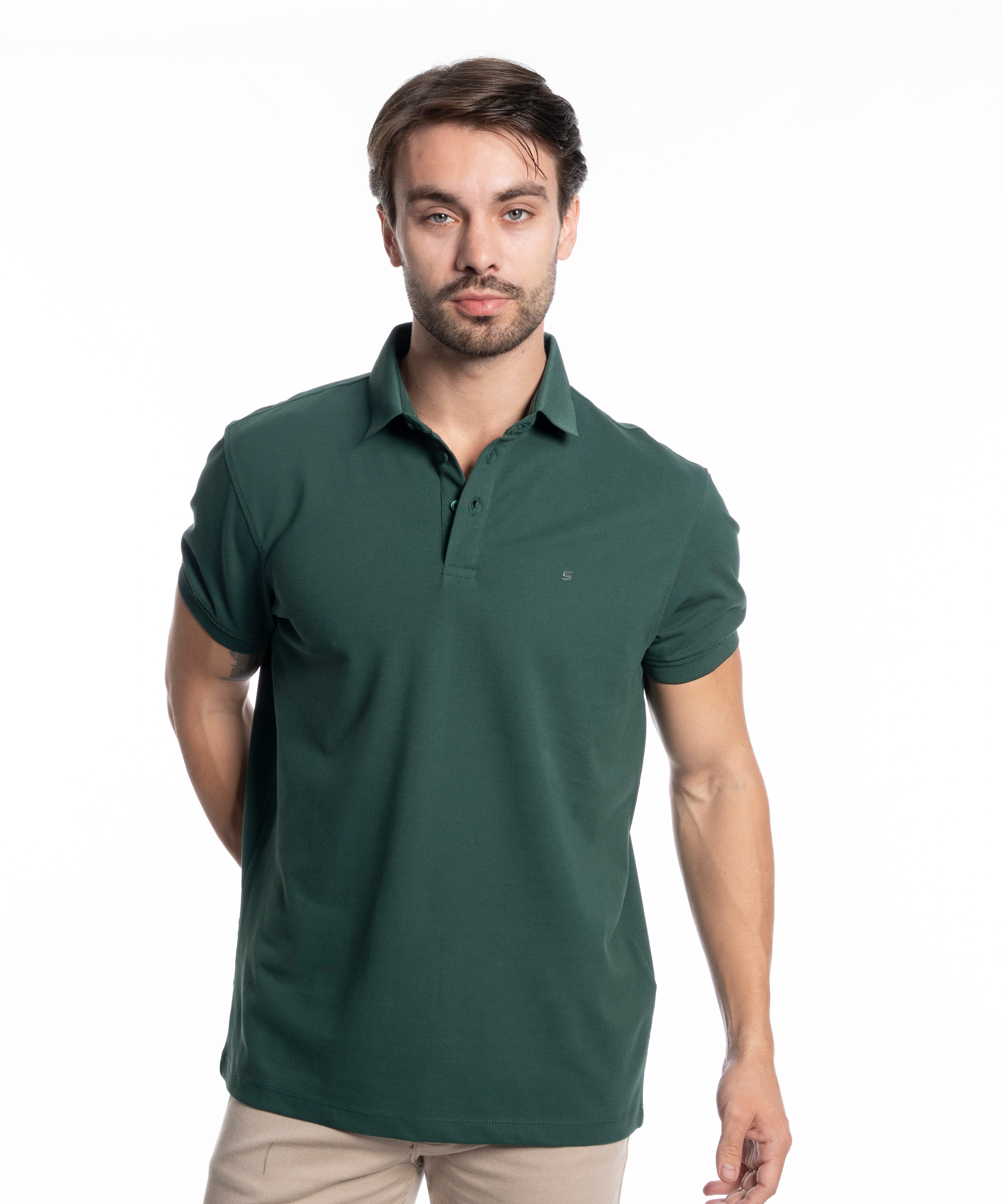 Polo T-shirt - Men - Plain