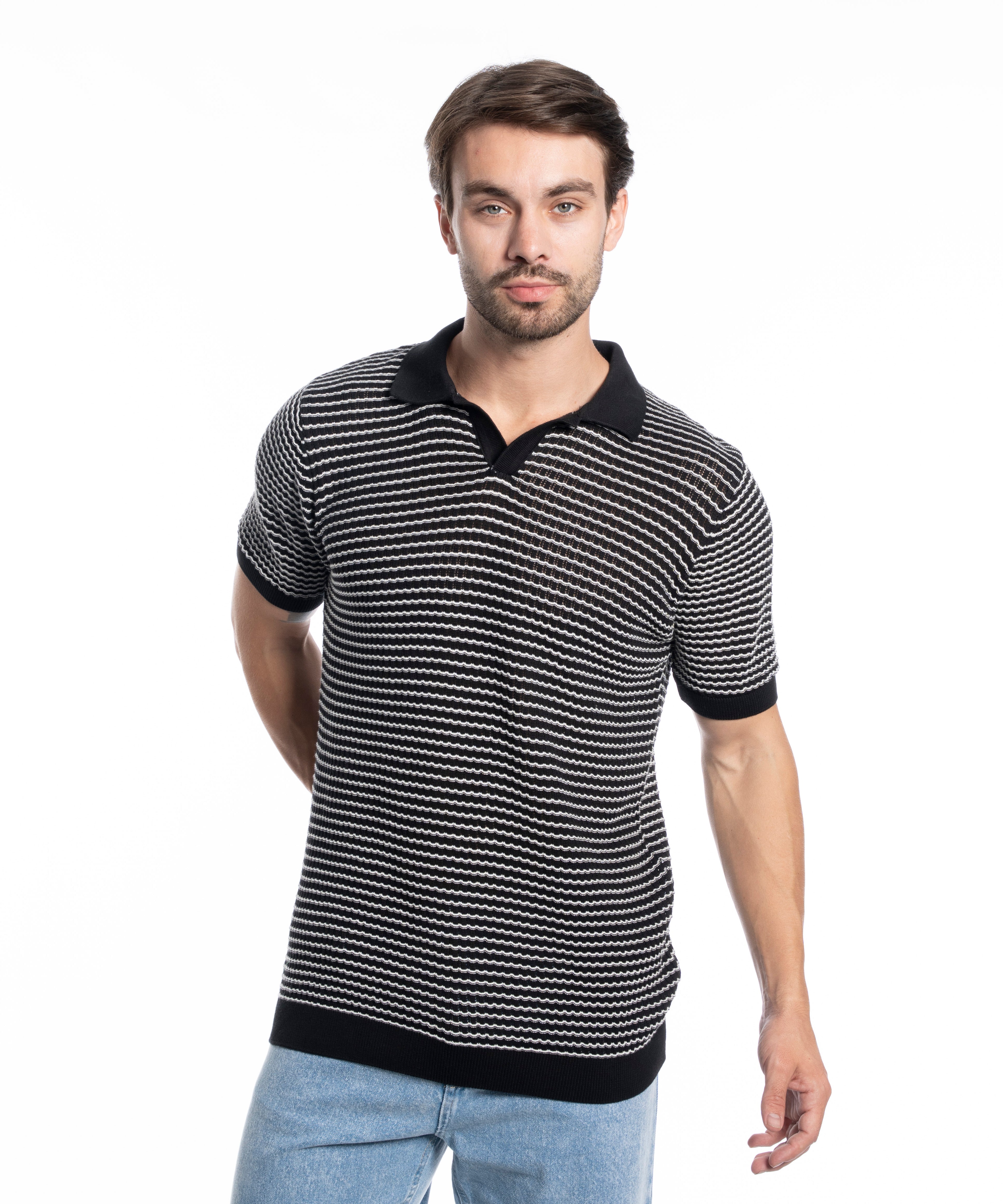 Polo T-shirt - Men - Striped
