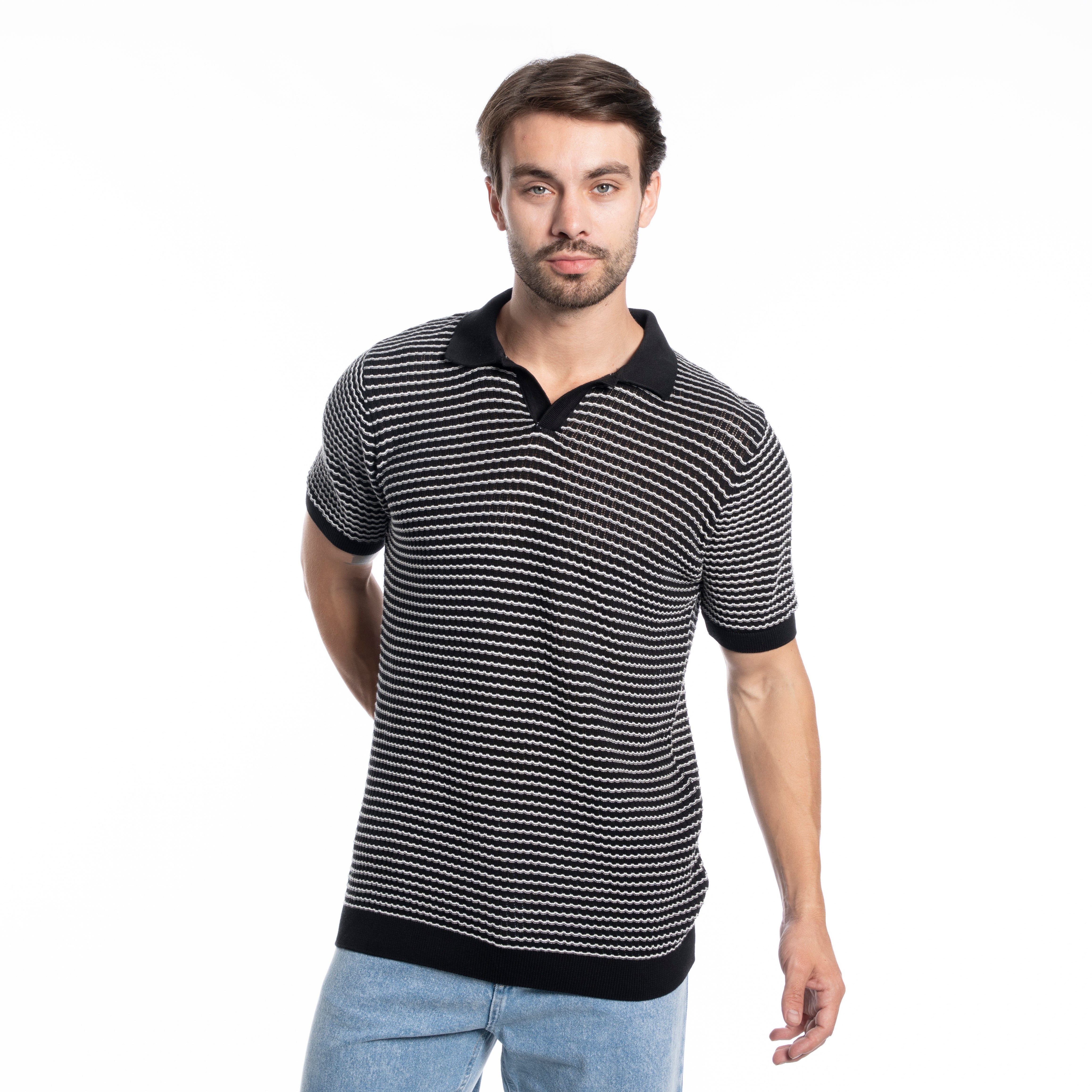 Polo T-shirt - Men - Striped
