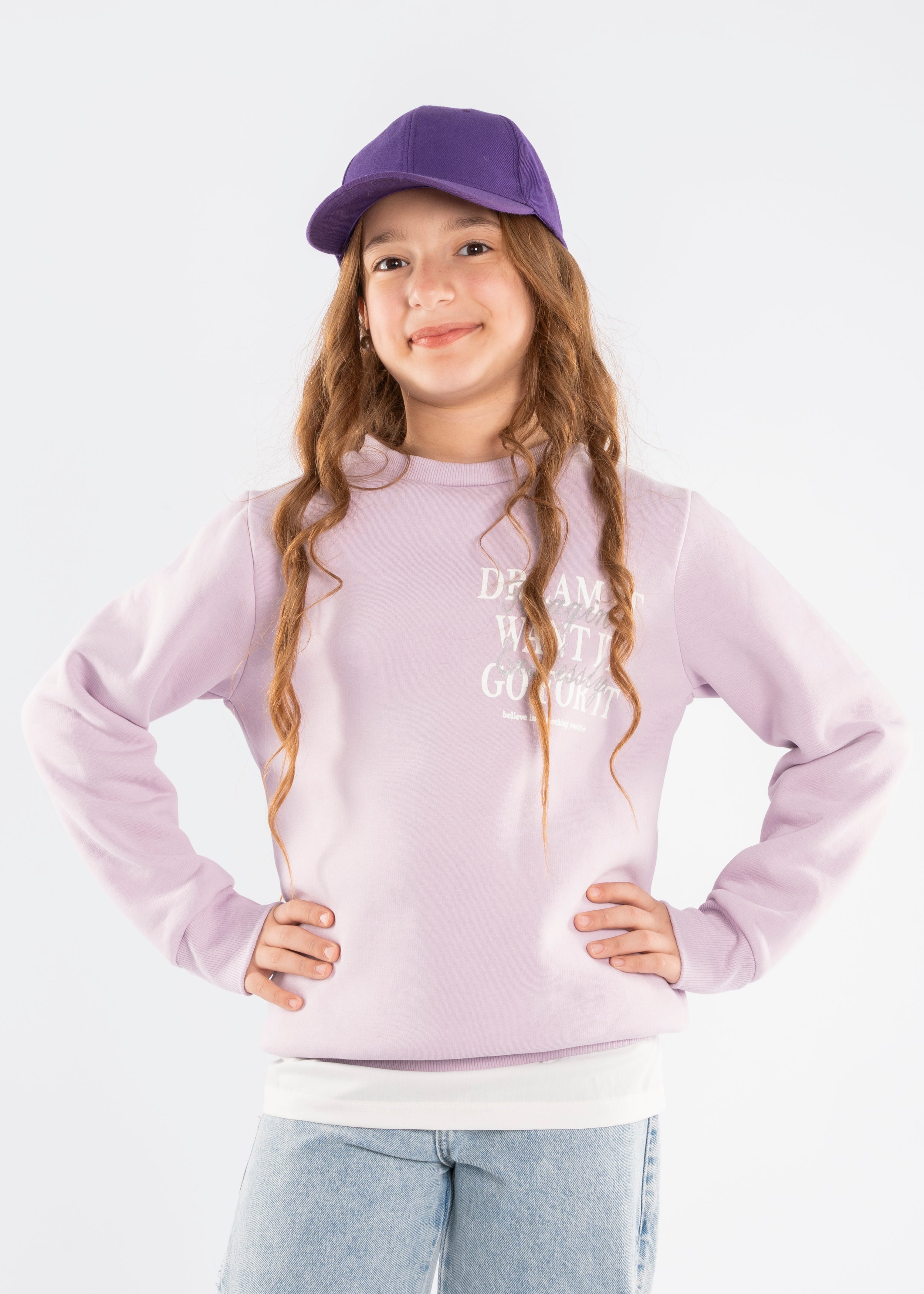 Sweatshirt - Girls - Printed