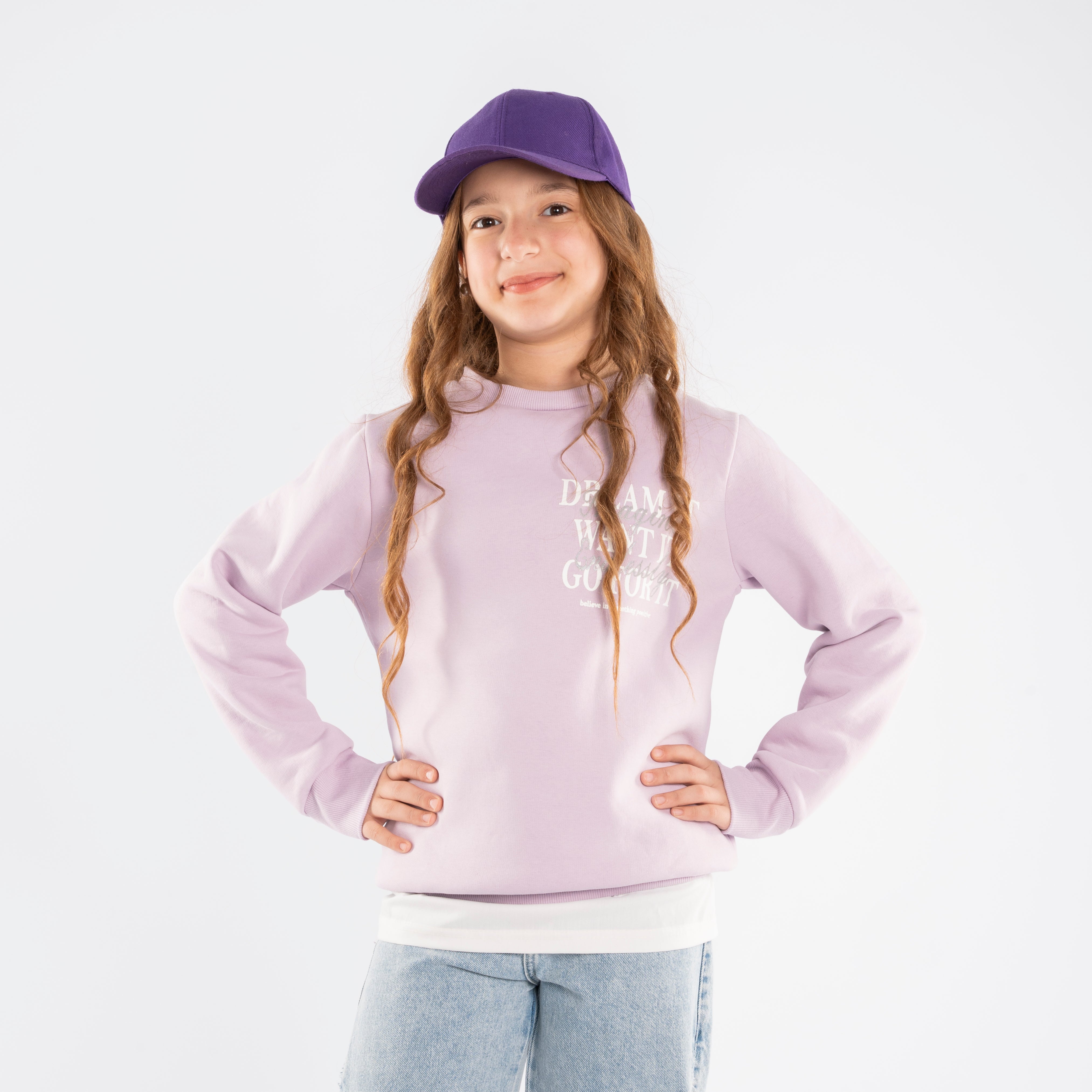 Sweatshirt - Girls - Printed