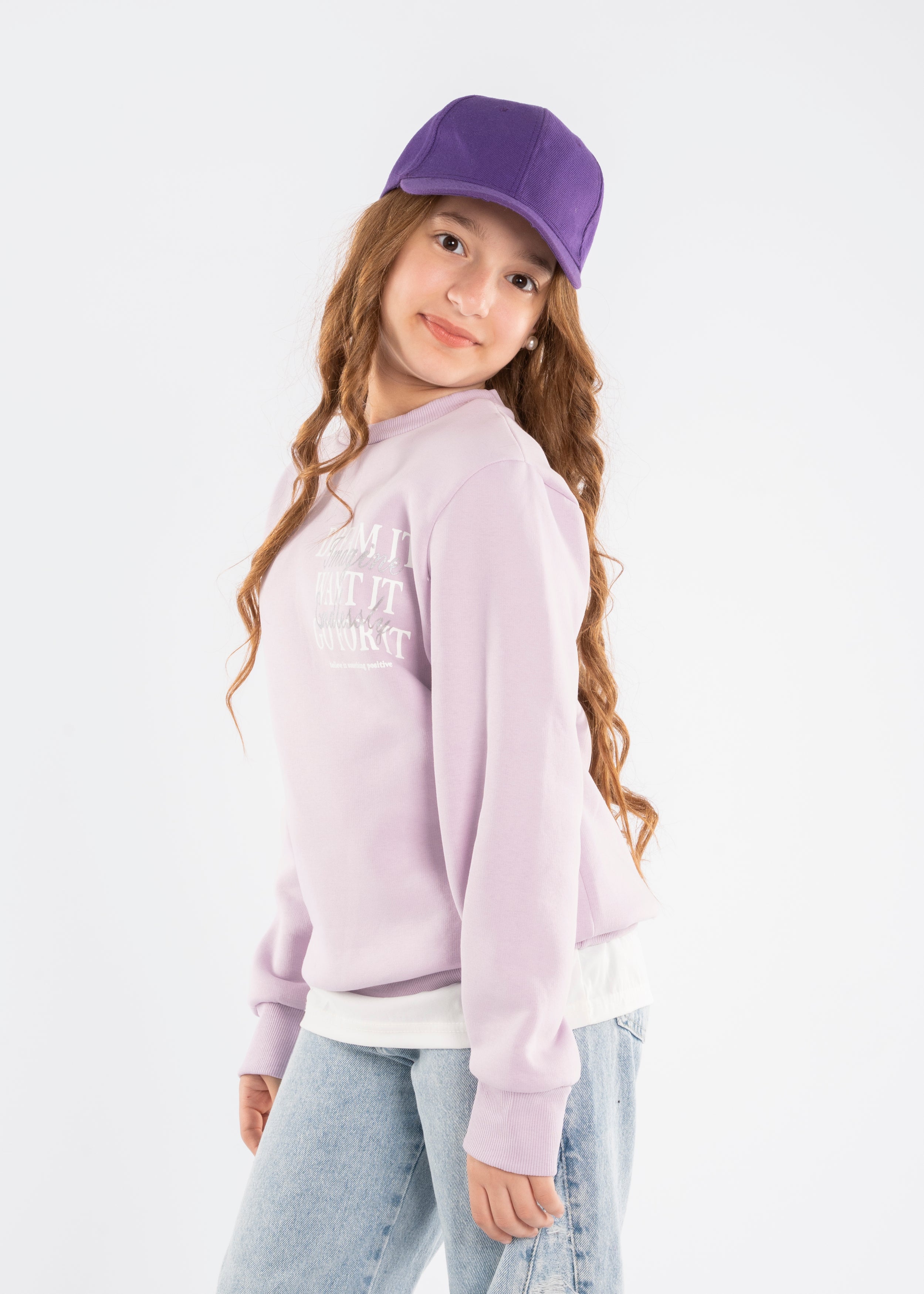 Sweatshirt - Girls - Printed