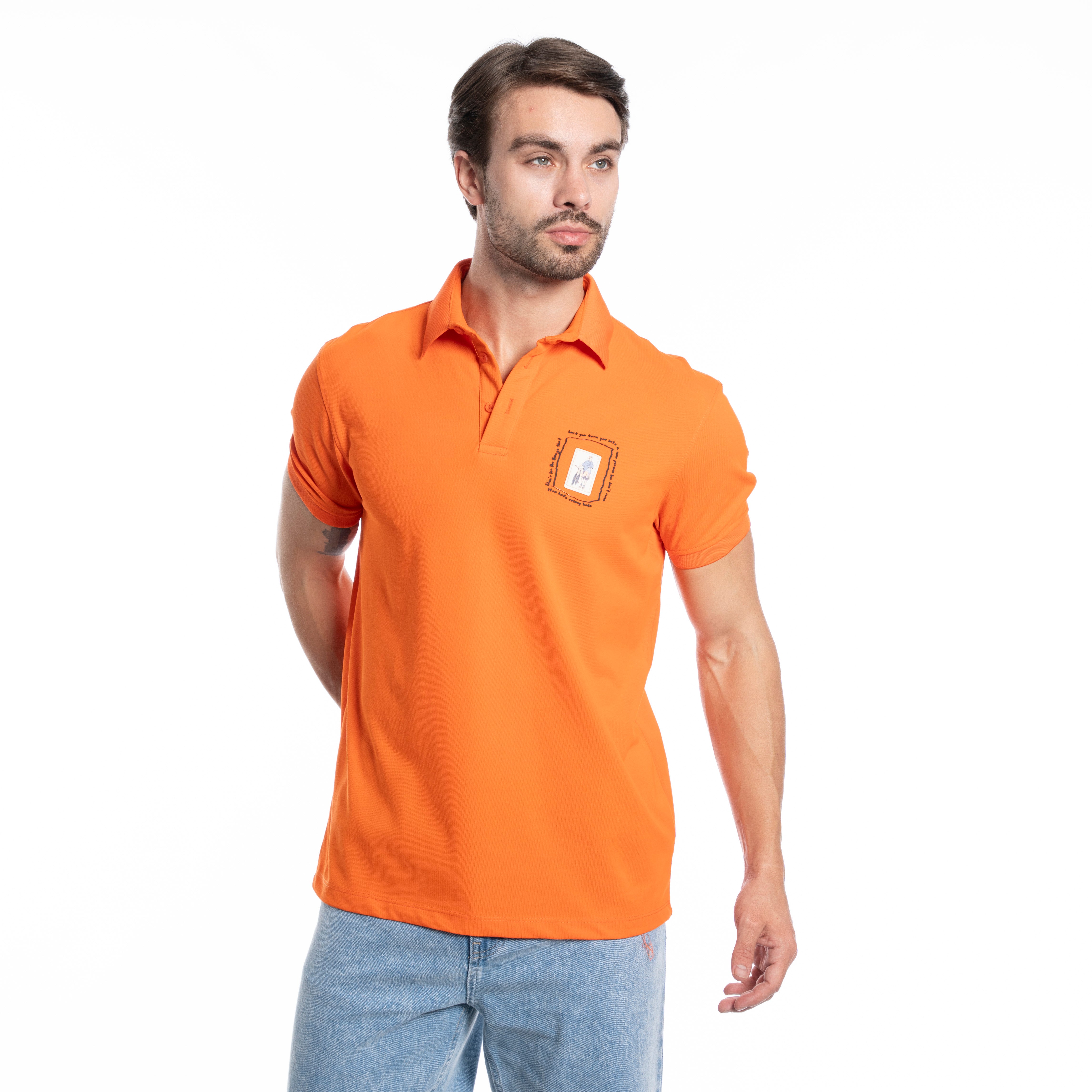 Polo T-shirt - Men - Plain