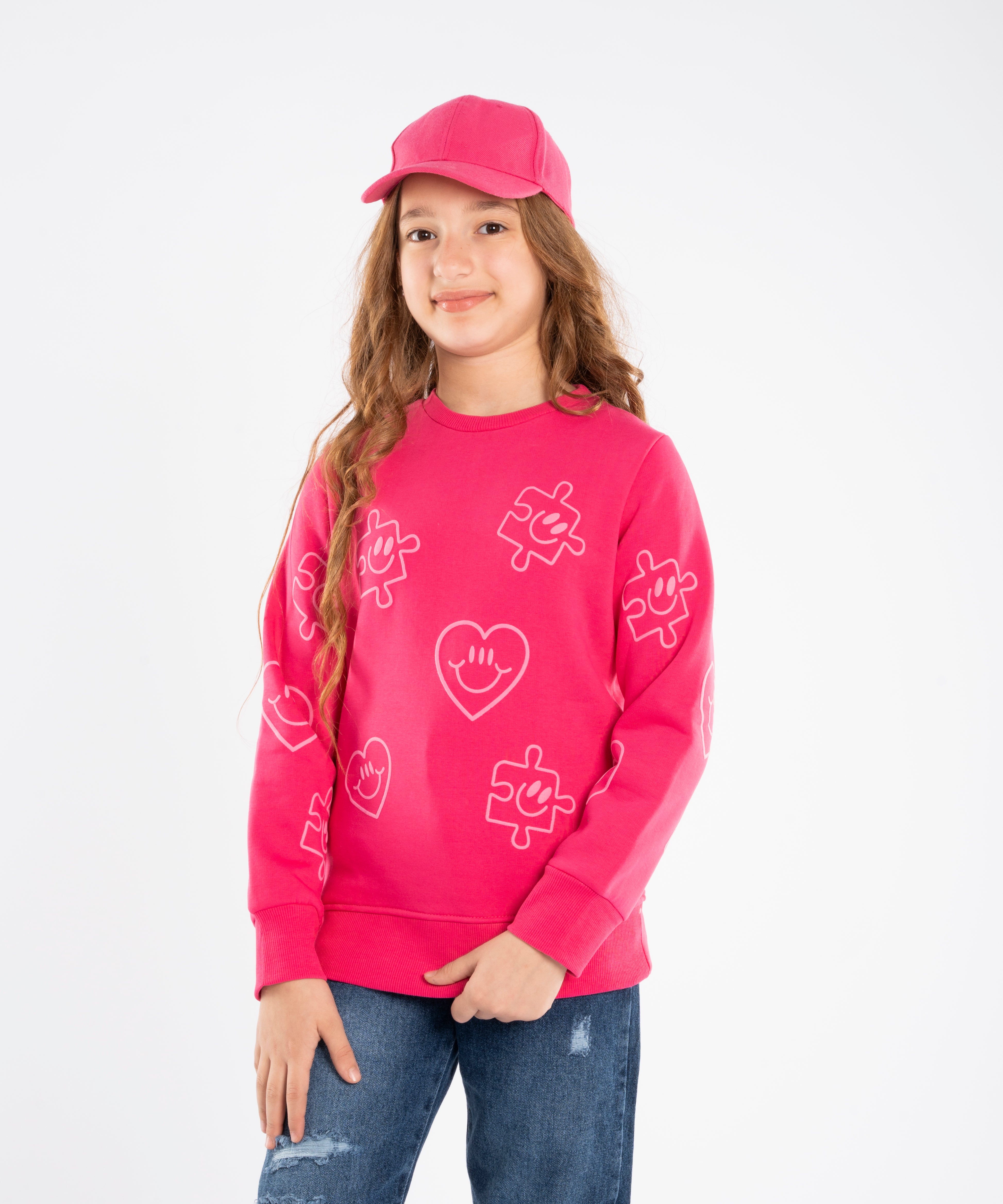 Sweatshirt - Girls - Printed