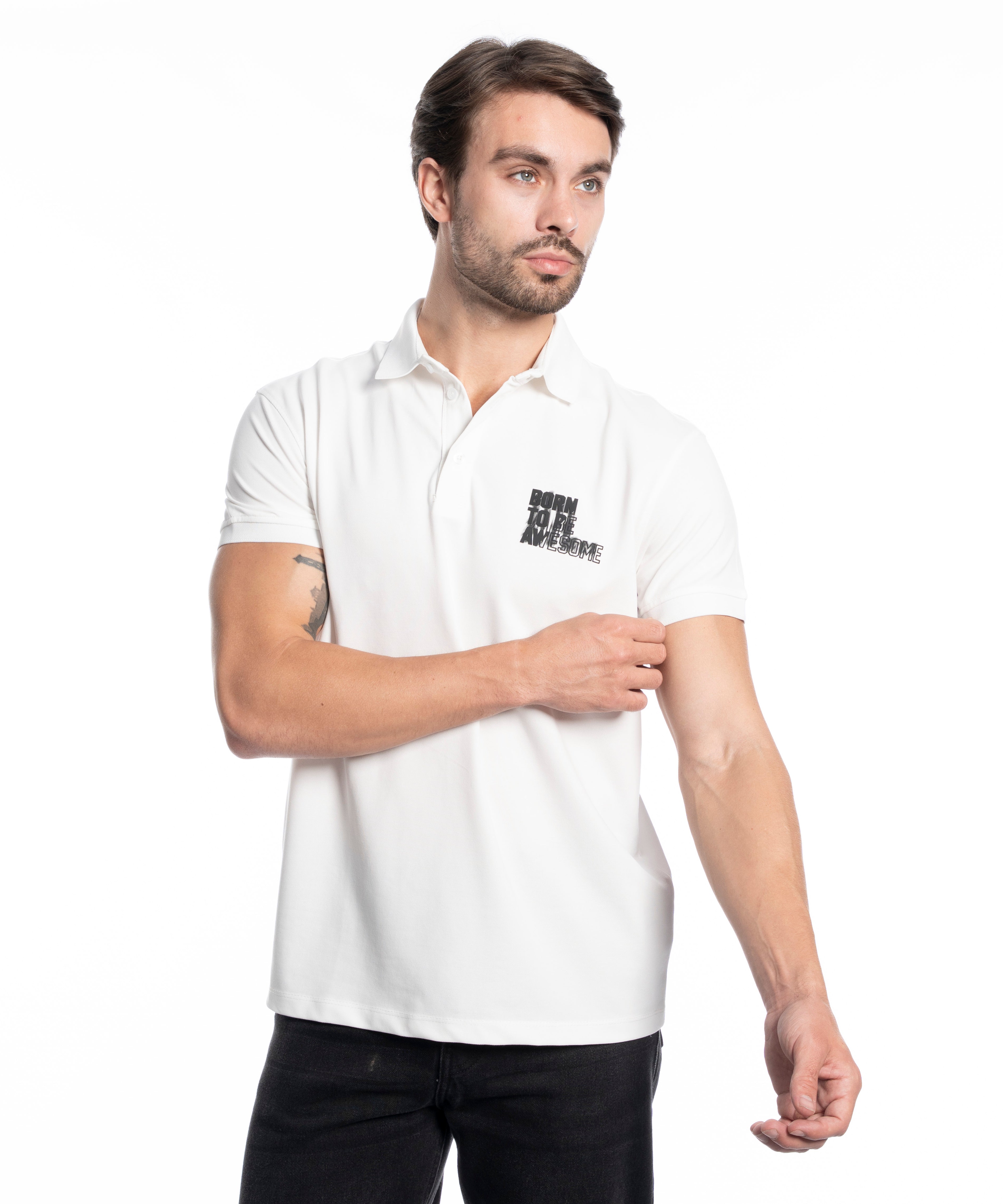 Polo T-shirt - Men - Plain
