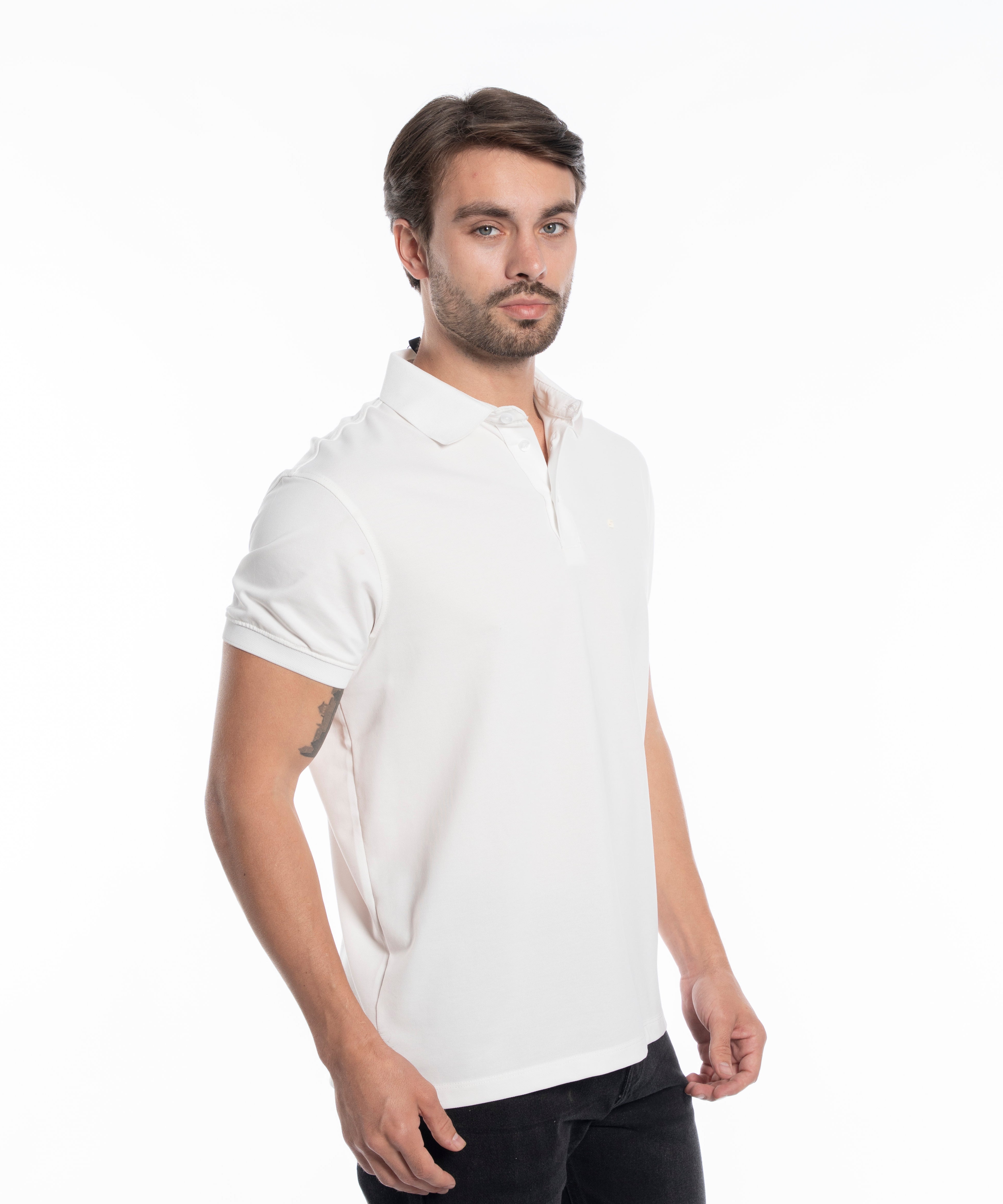 Polo T-shirt - Men - Plain