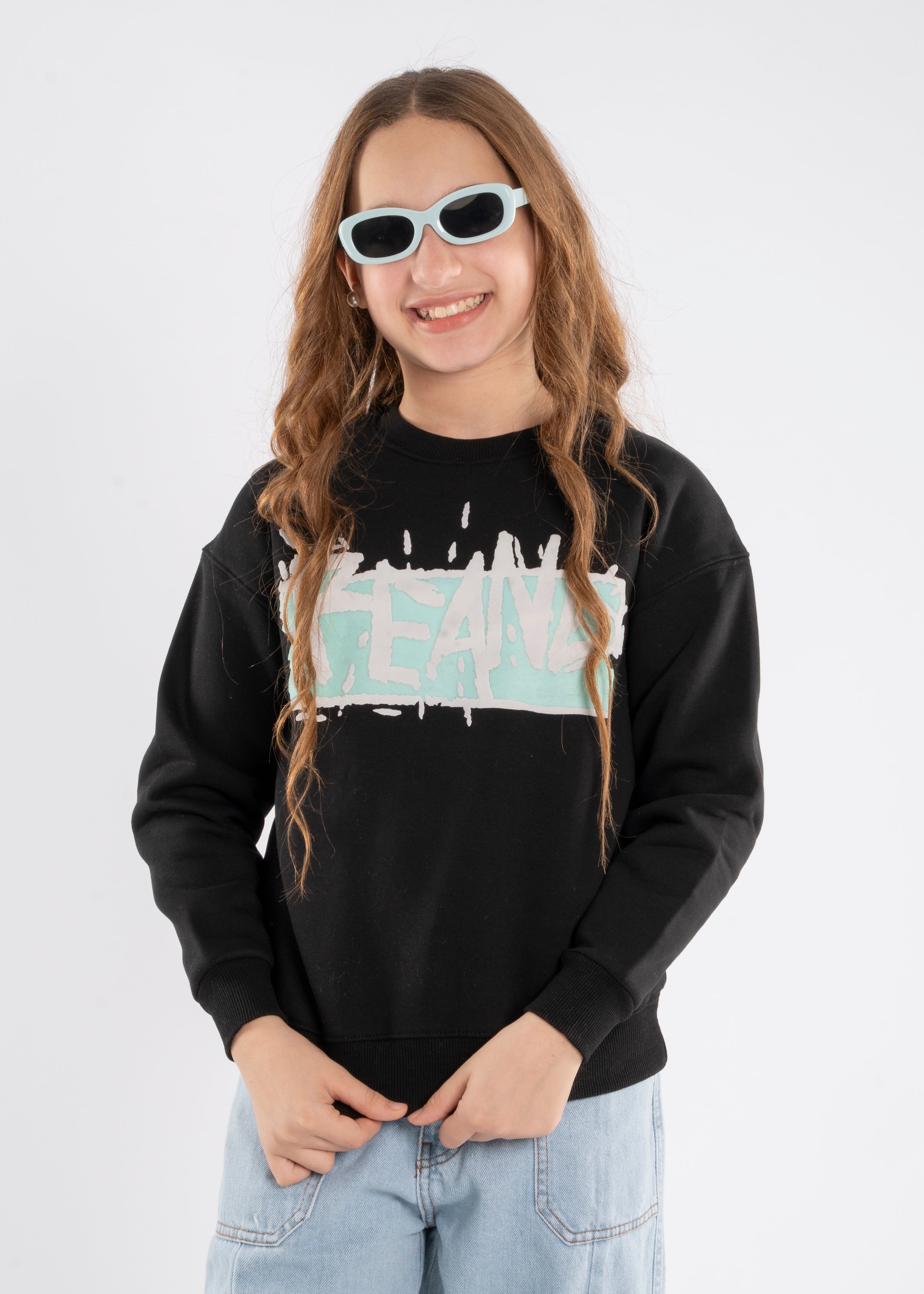 Sweatshirt - Girls - Printed
