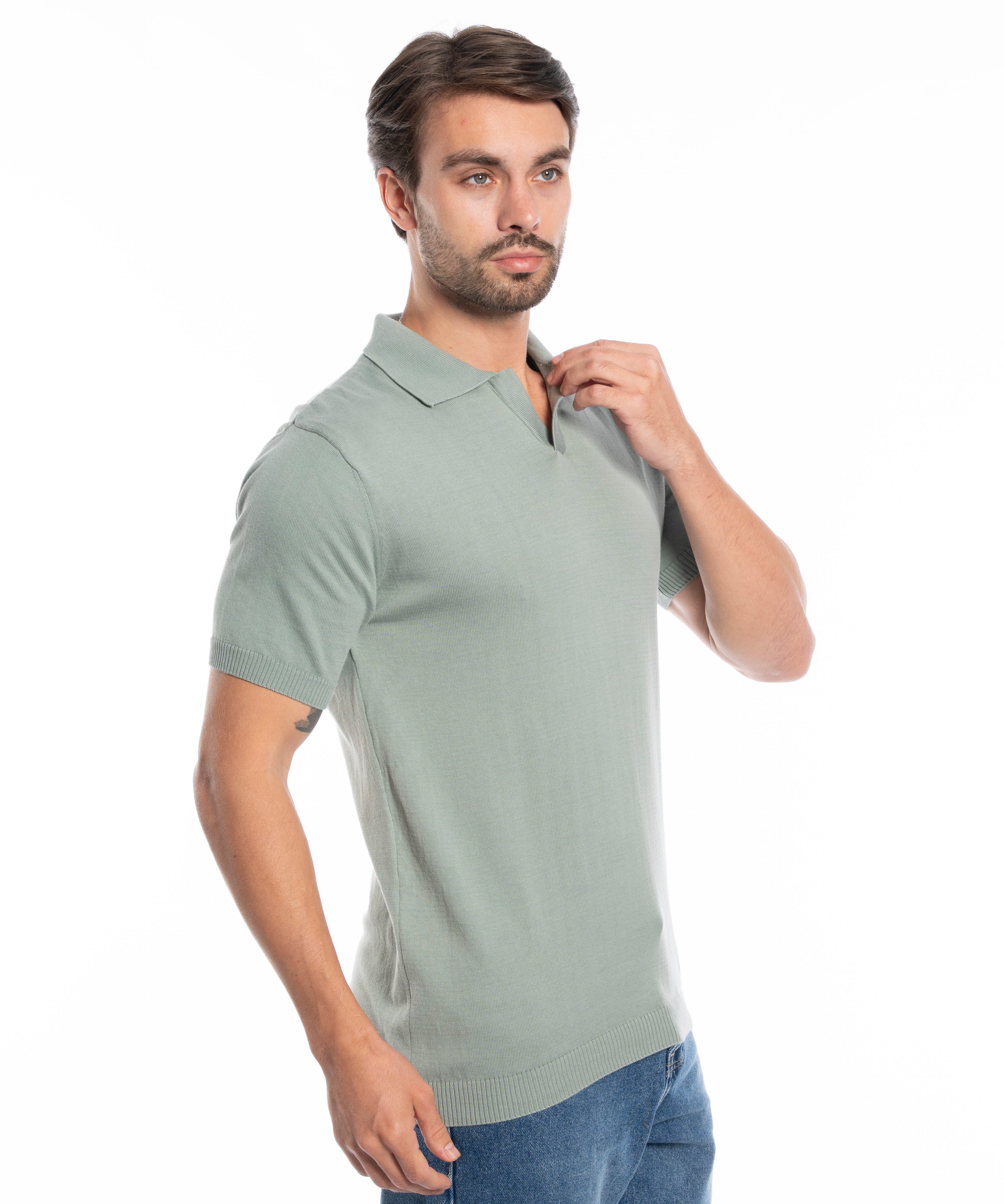 Polo T-shirt - Men - Plain