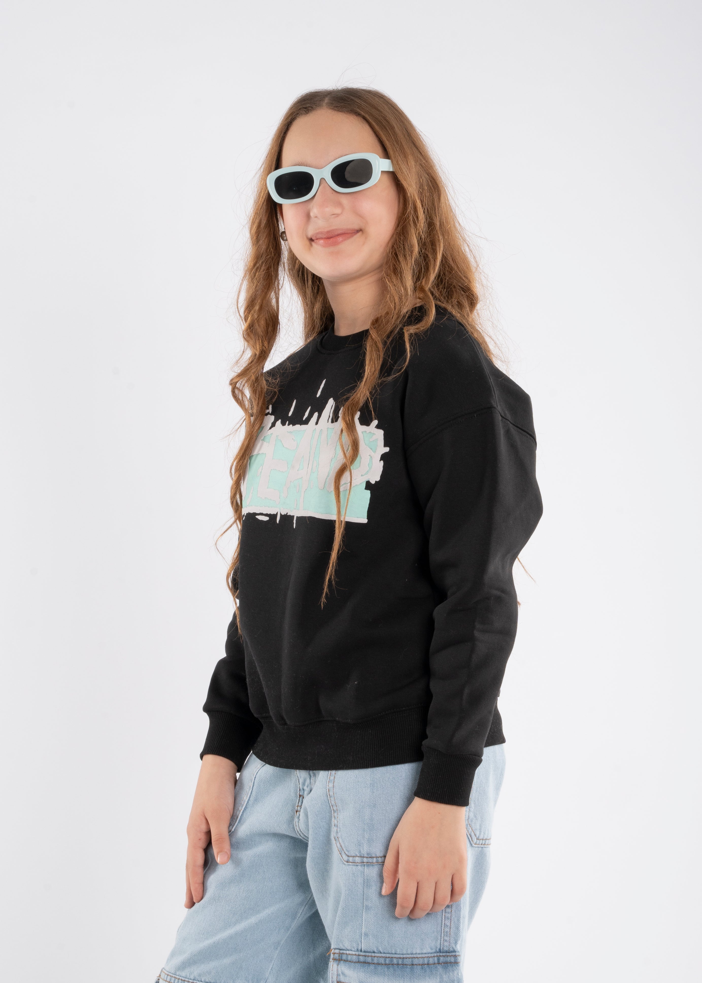 Sweatshirt - Girls - Printed