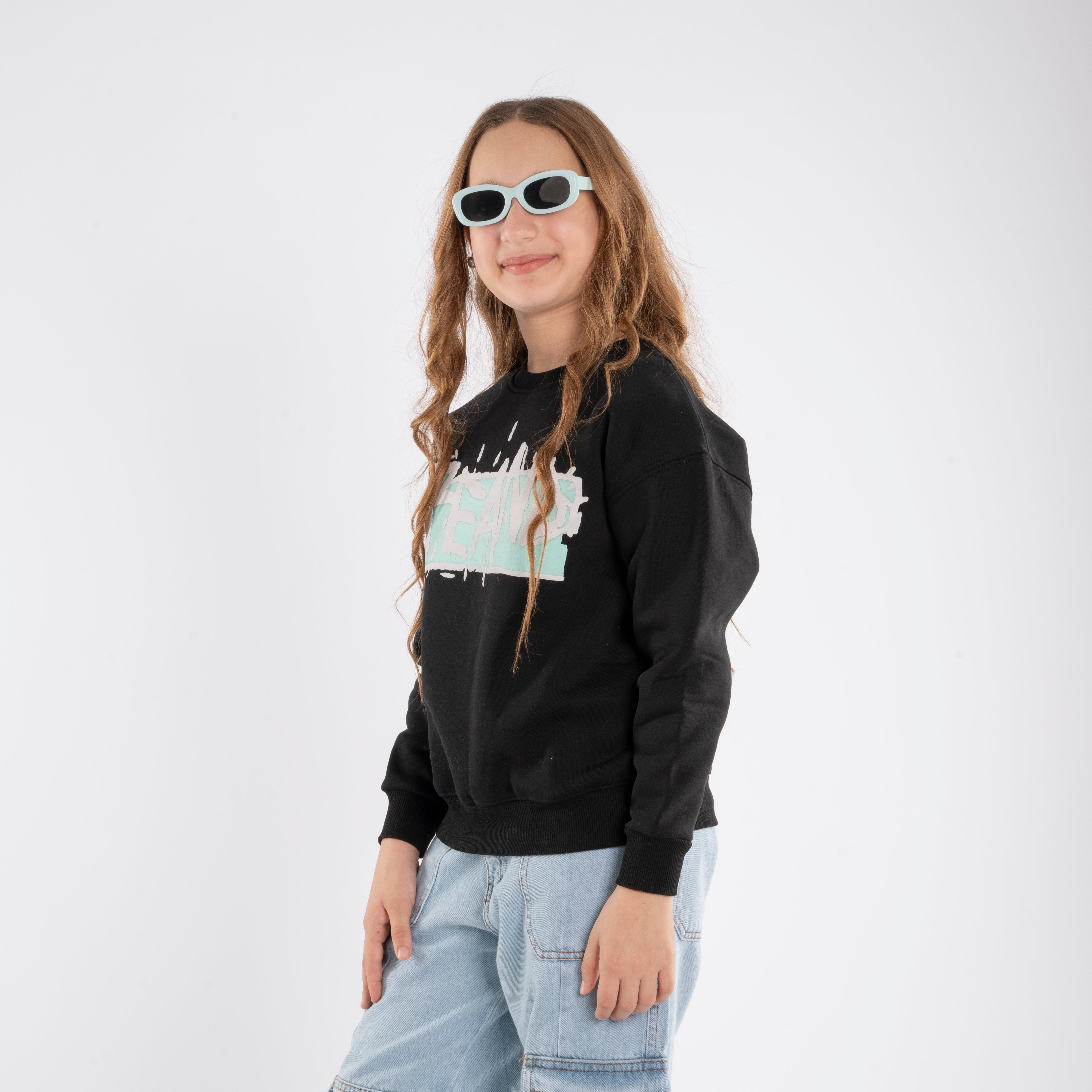 Sweatshirt - Girls - Printed
