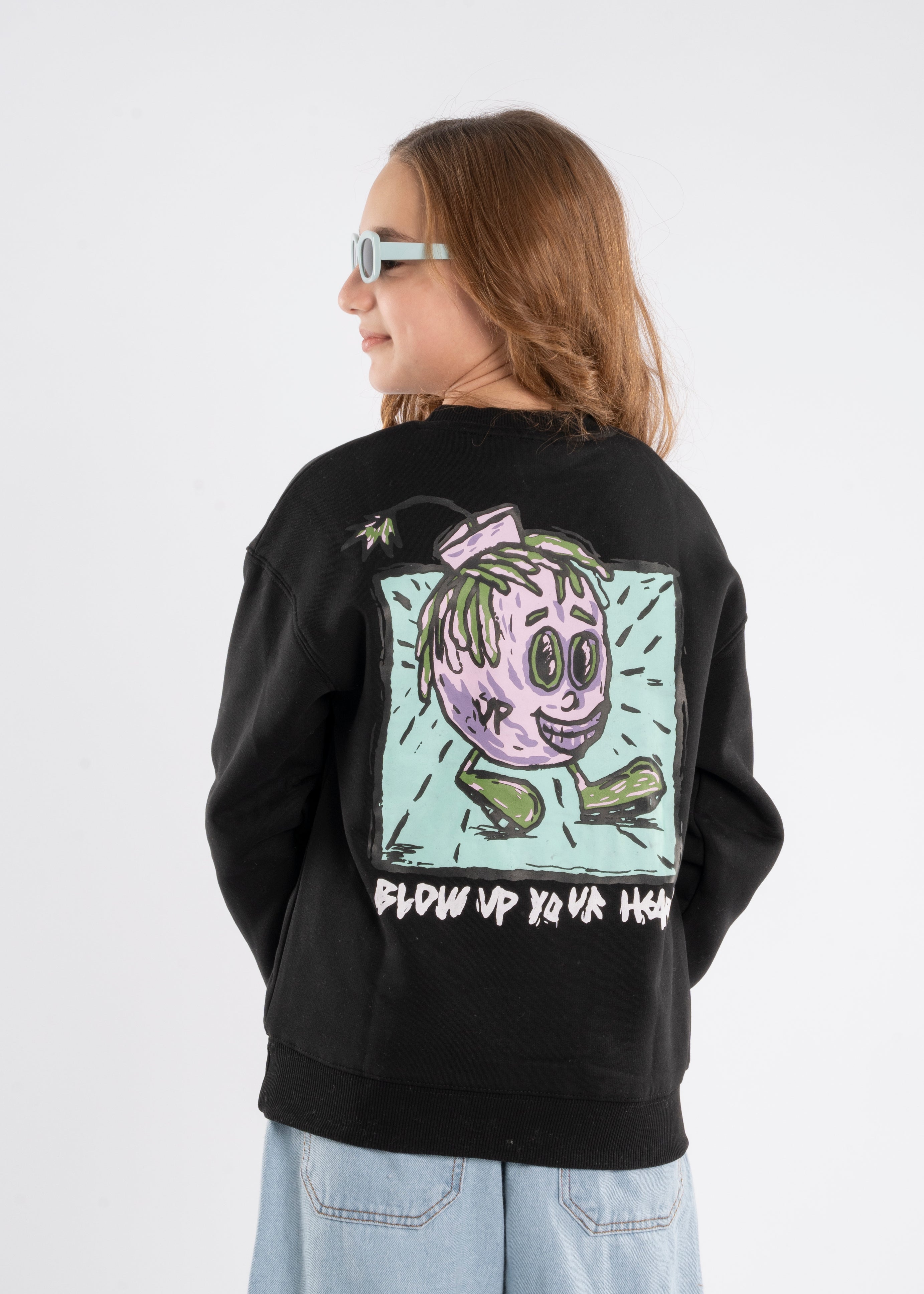 Sweatshirt - Girls - Printed