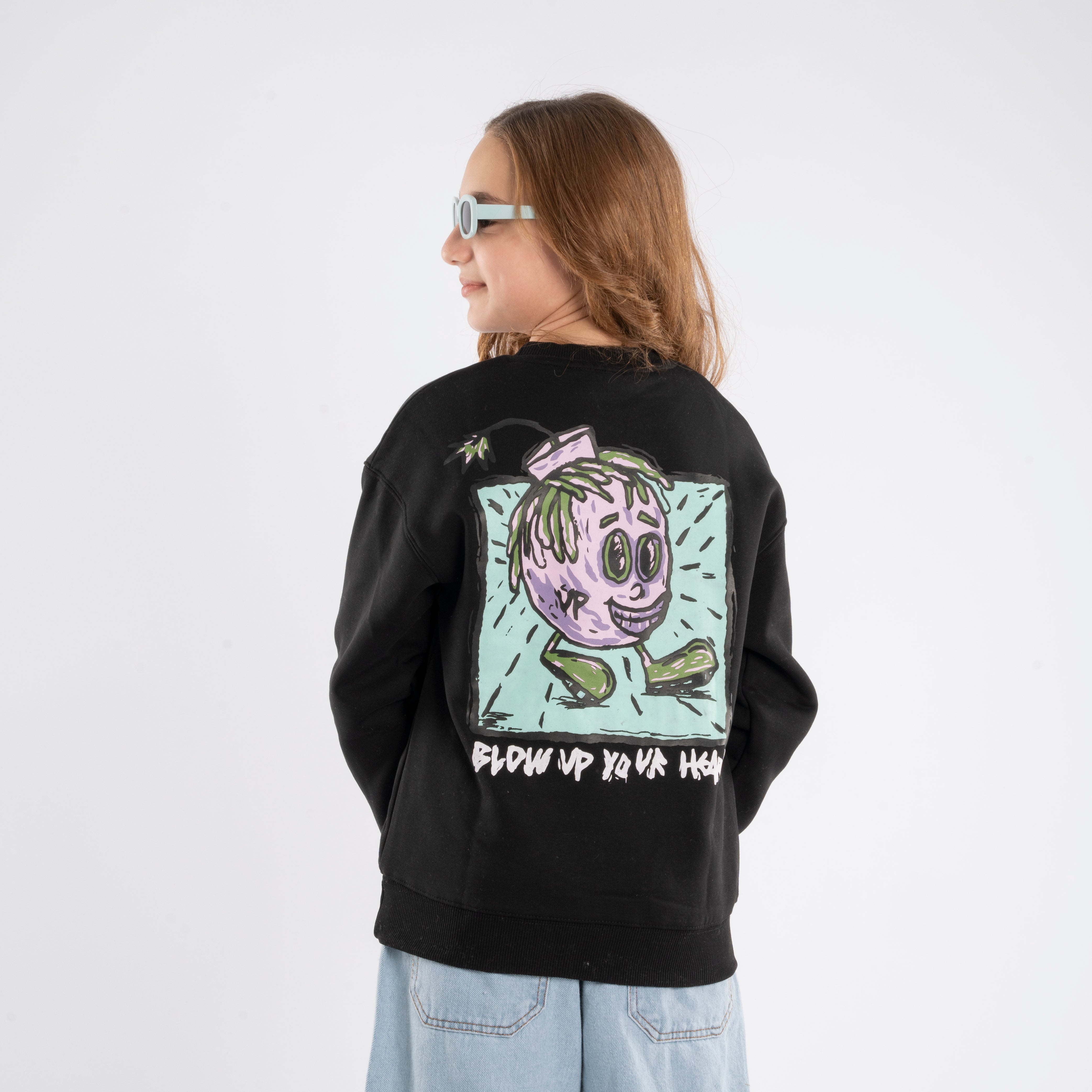 Sweatshirt - Girls - Printed