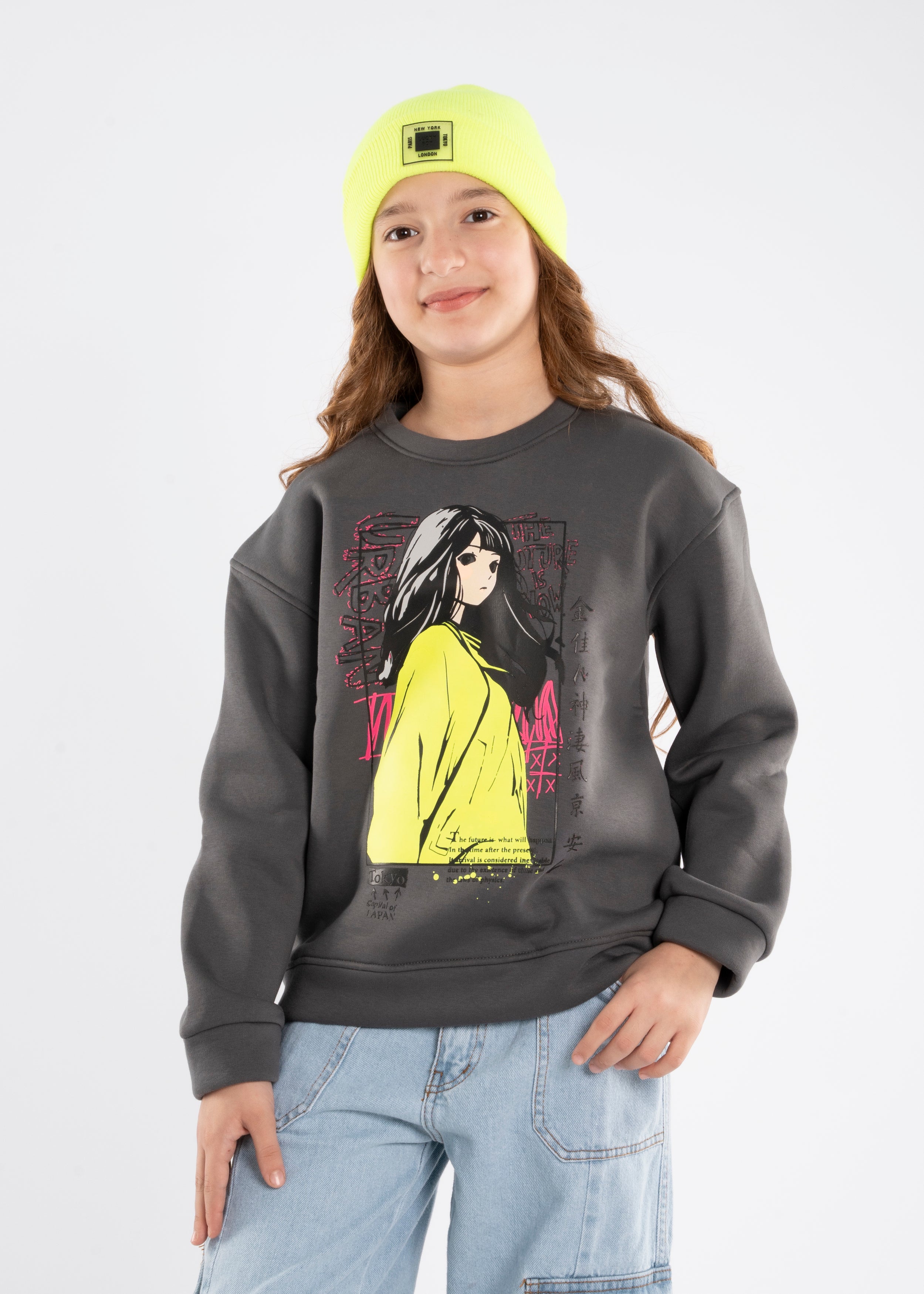 Sweatshirt - Girls - Printed