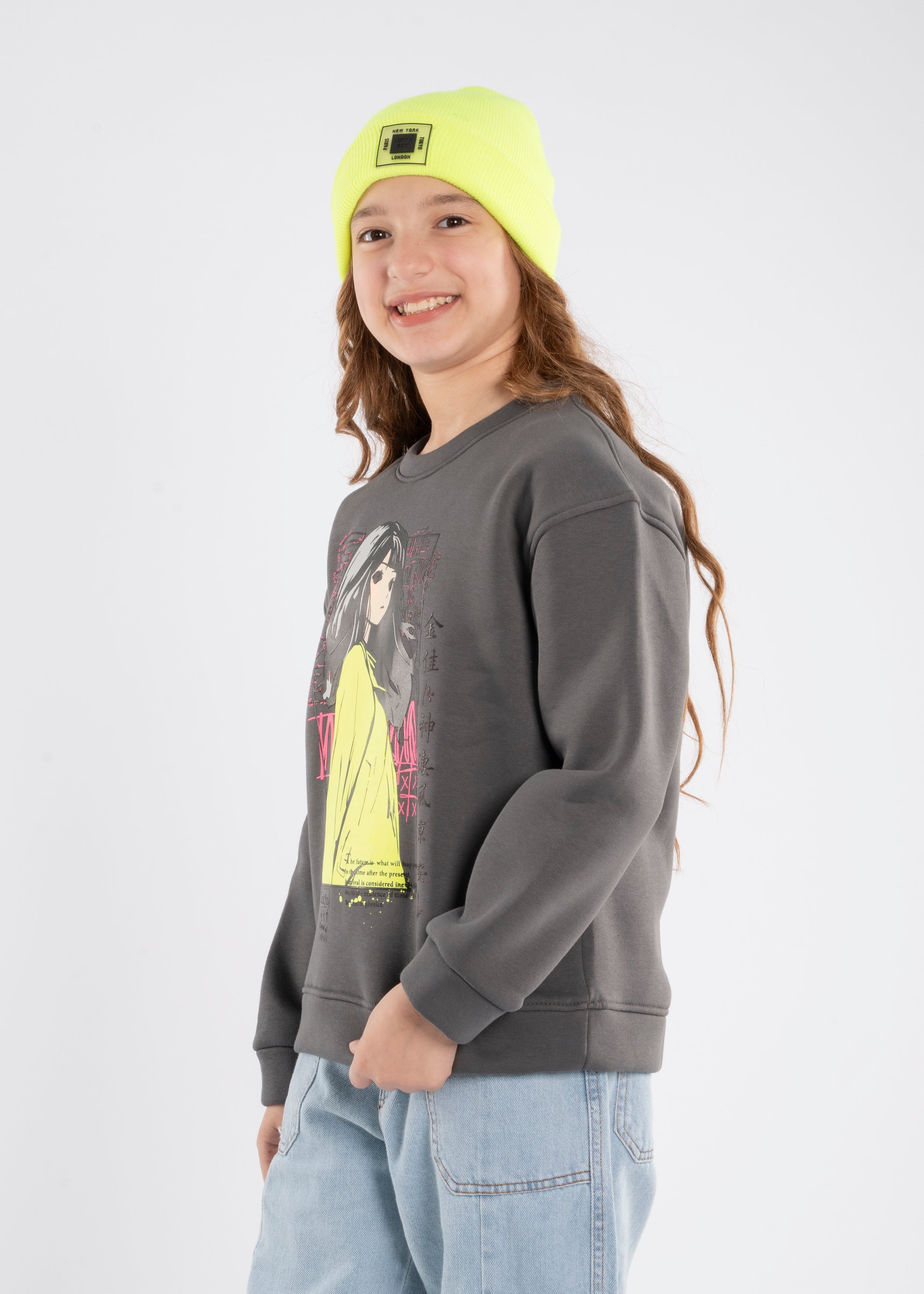 Sweatshirt - Girls - Printed