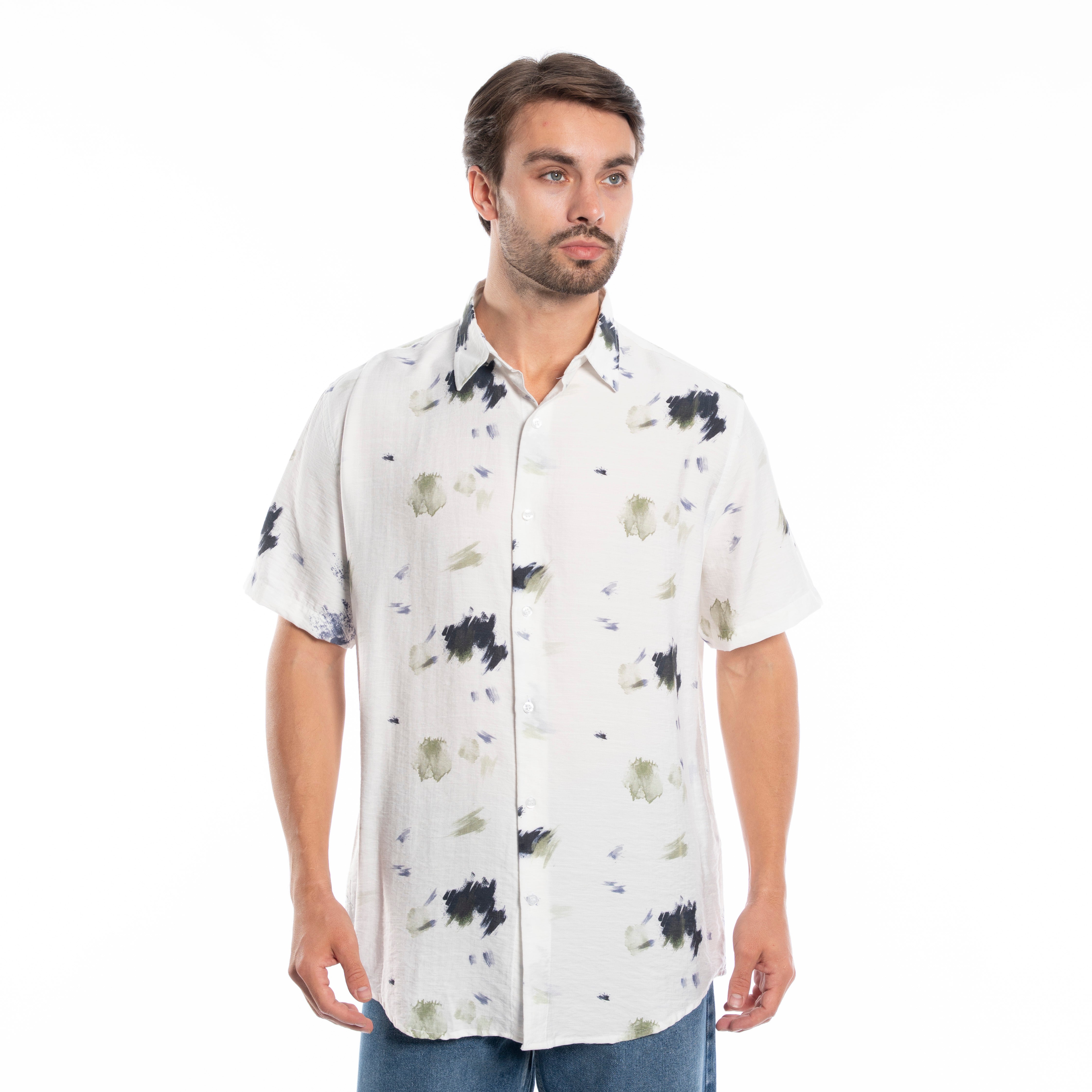 Half Sleeve Shirt - Men - Plaid