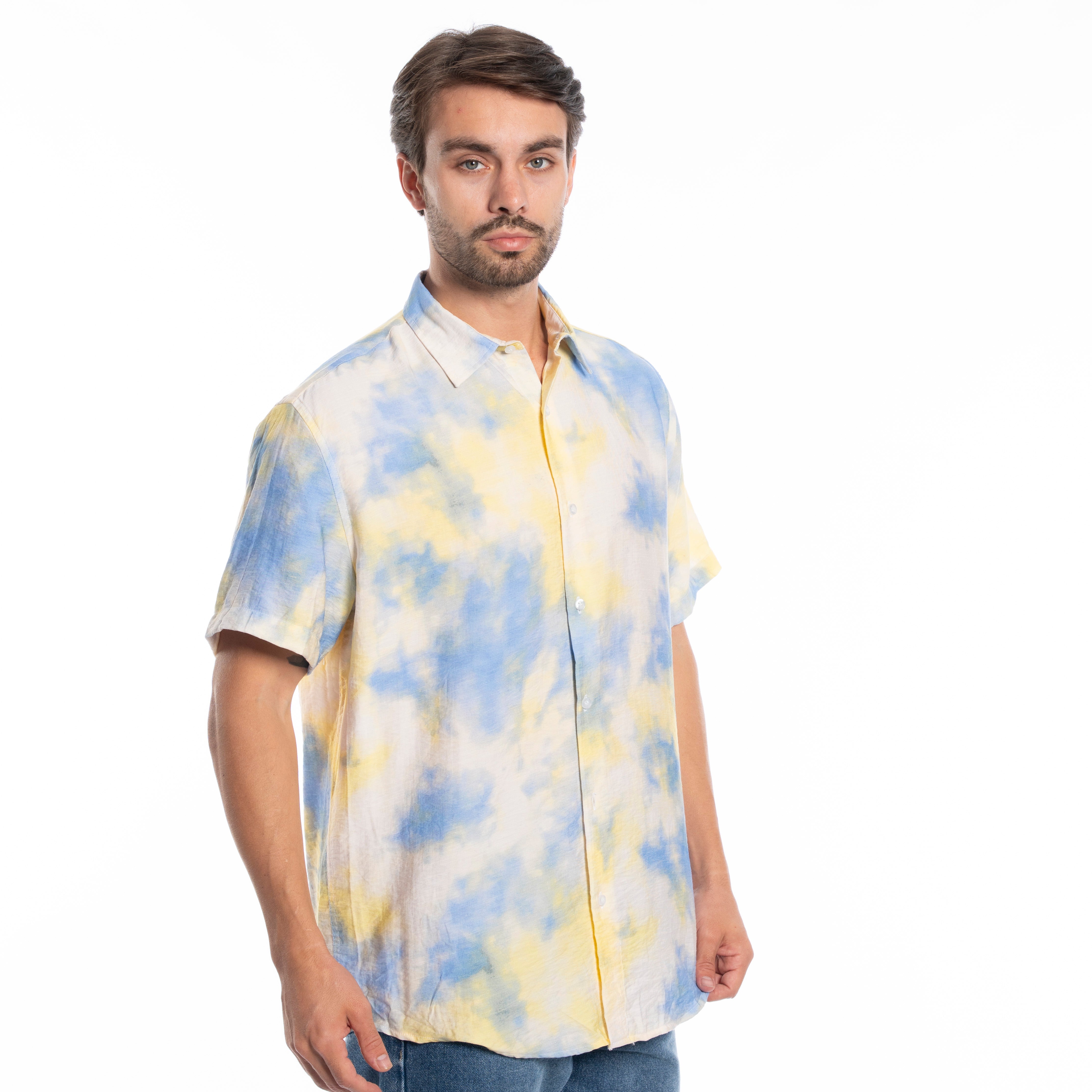 Half Sleeve Shirt - Men - Plaid