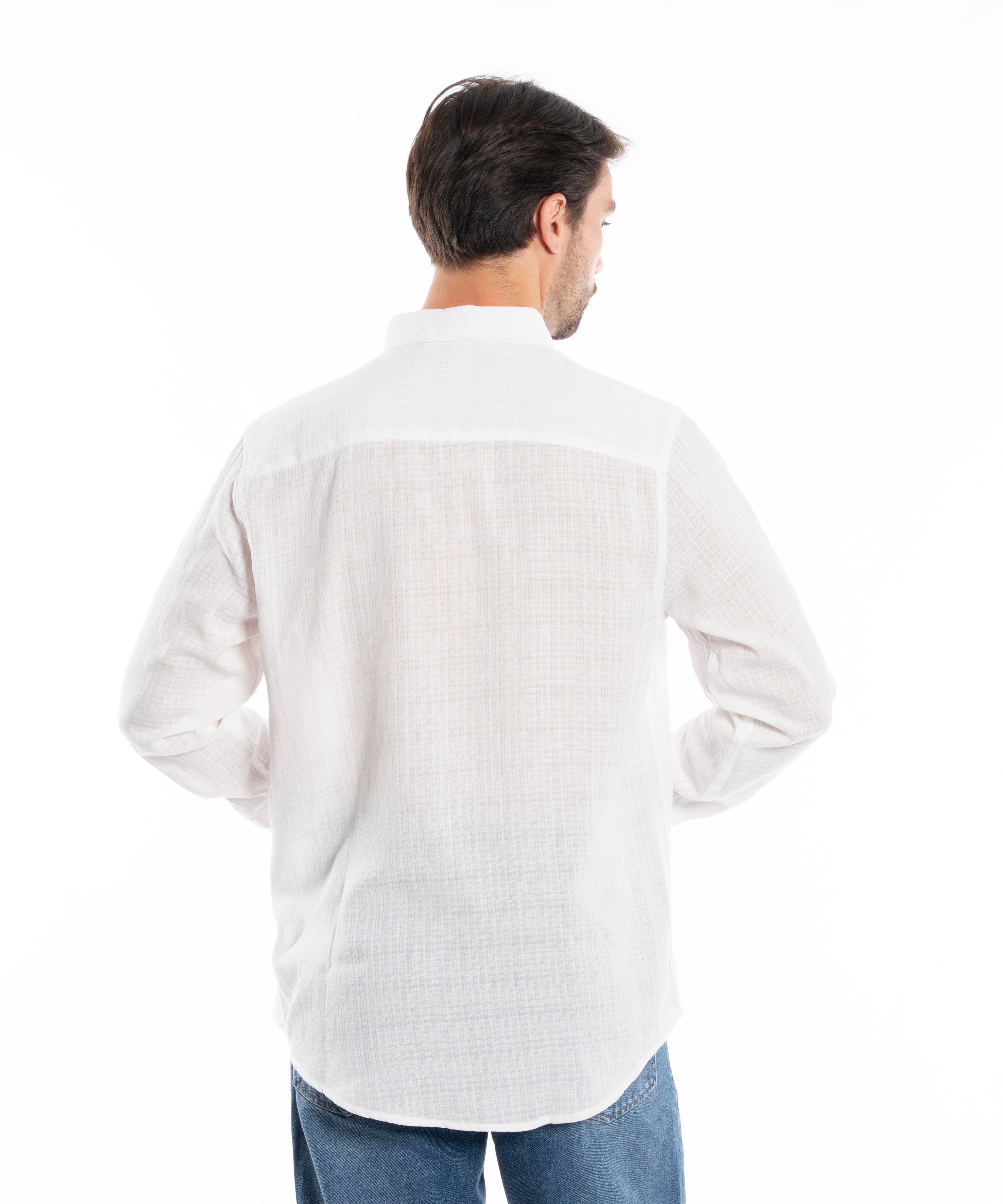 Long Sleeve Shirt - Men - Plain