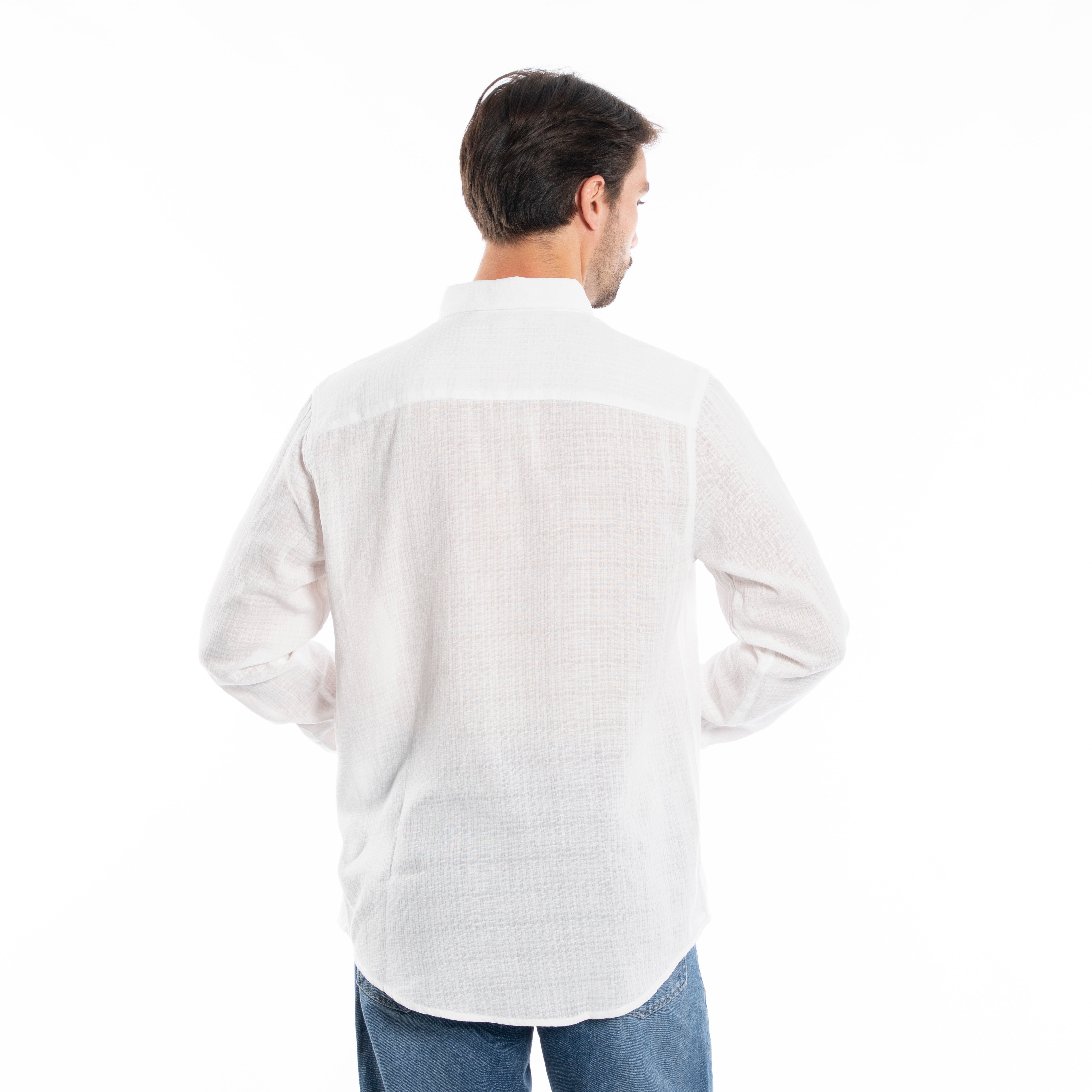 Long Sleeve Shirt - Men - Plain