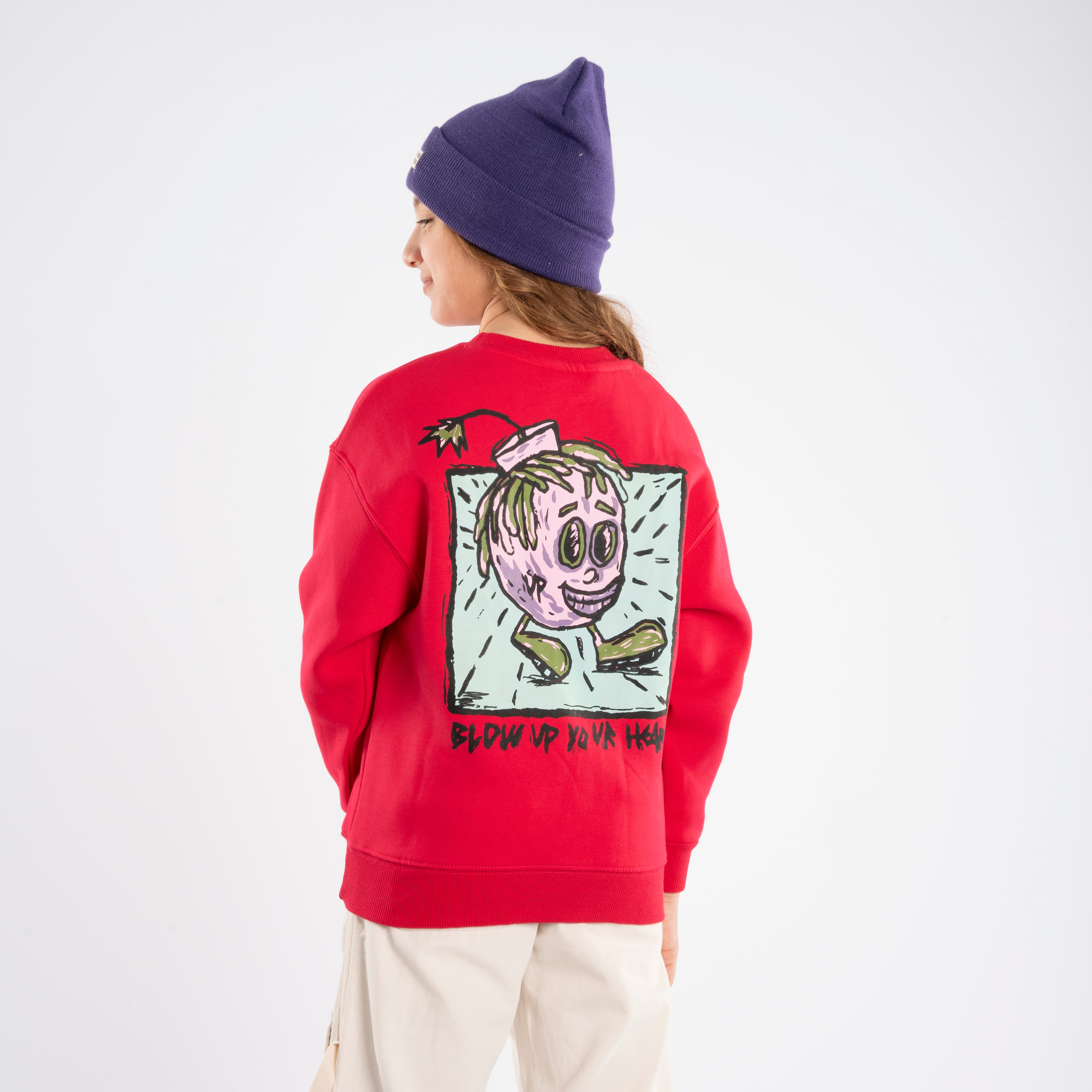 Sweatshirt - Girls - Printed