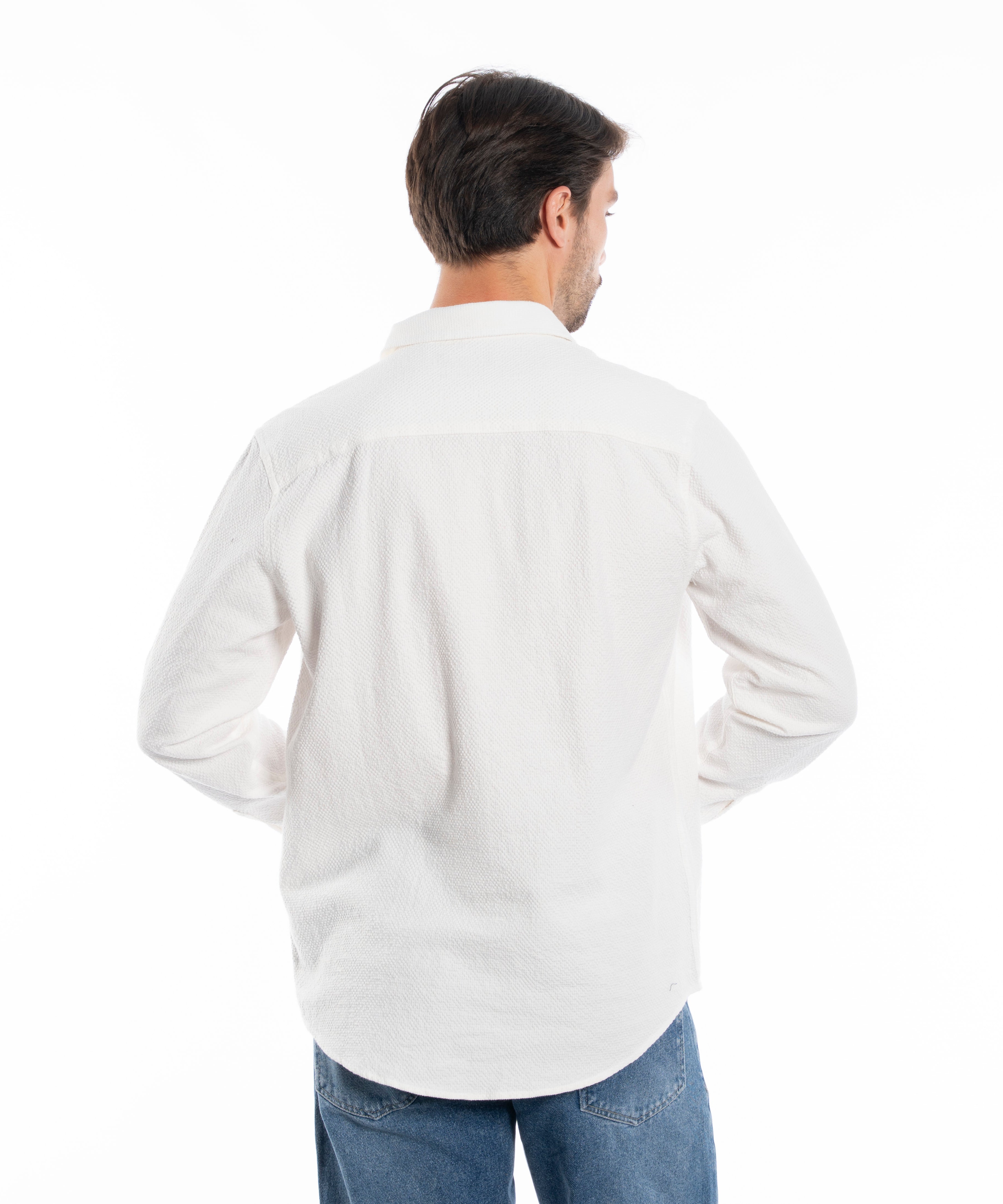 Long Sleeve Shirt - Men - Plain