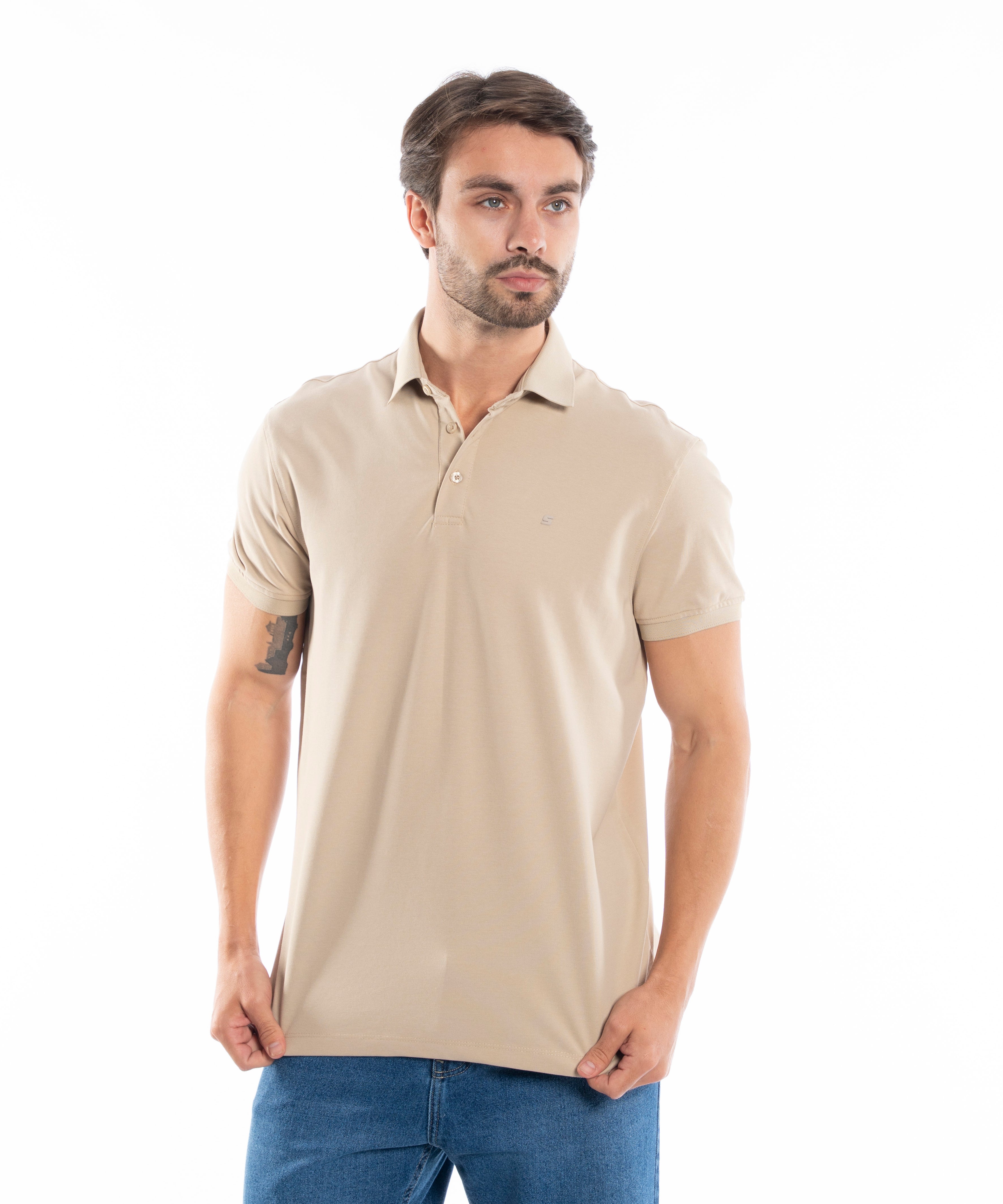 Polo T-shirt - Men - Plain