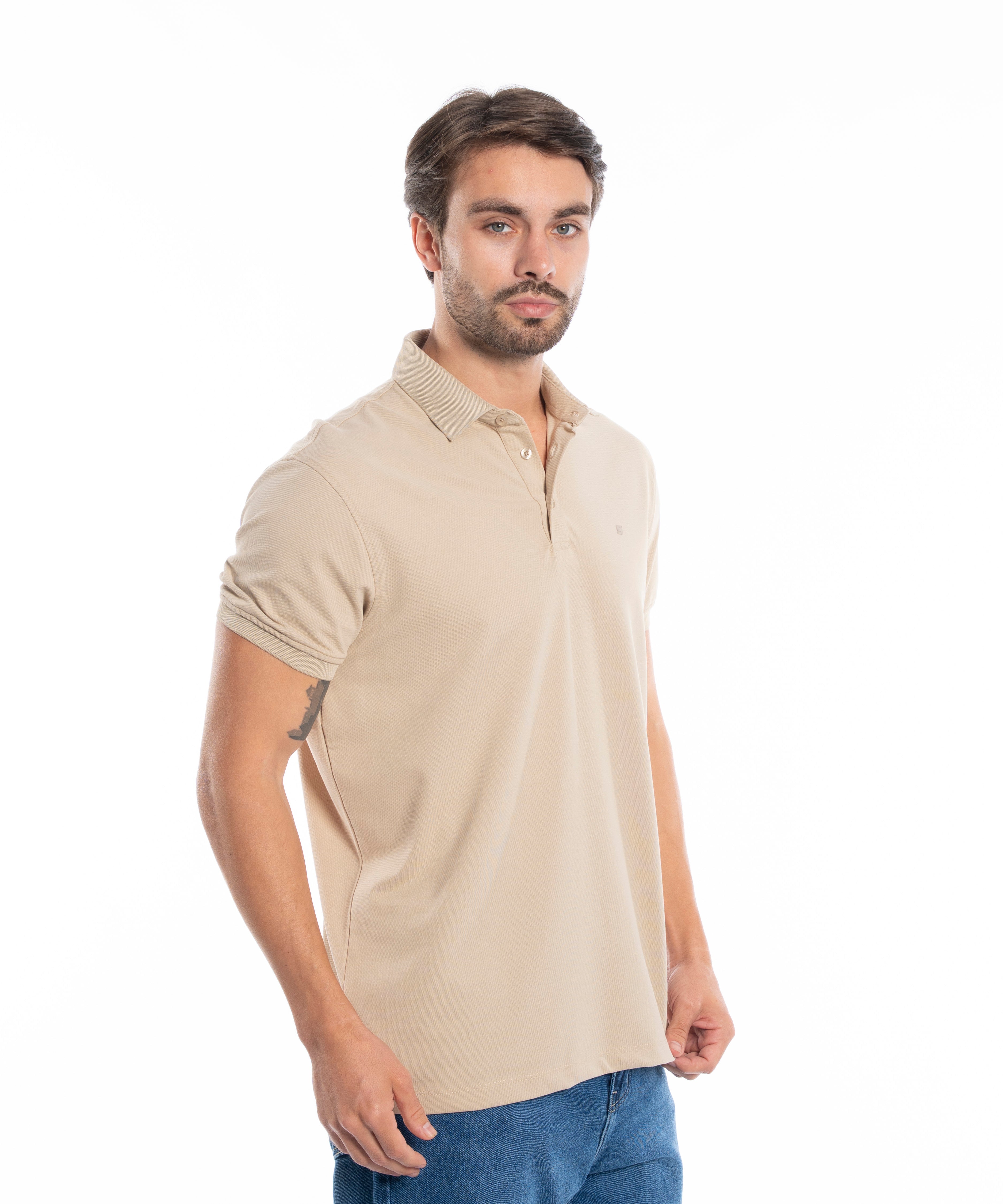 Polo T-shirt - Men - Plain
