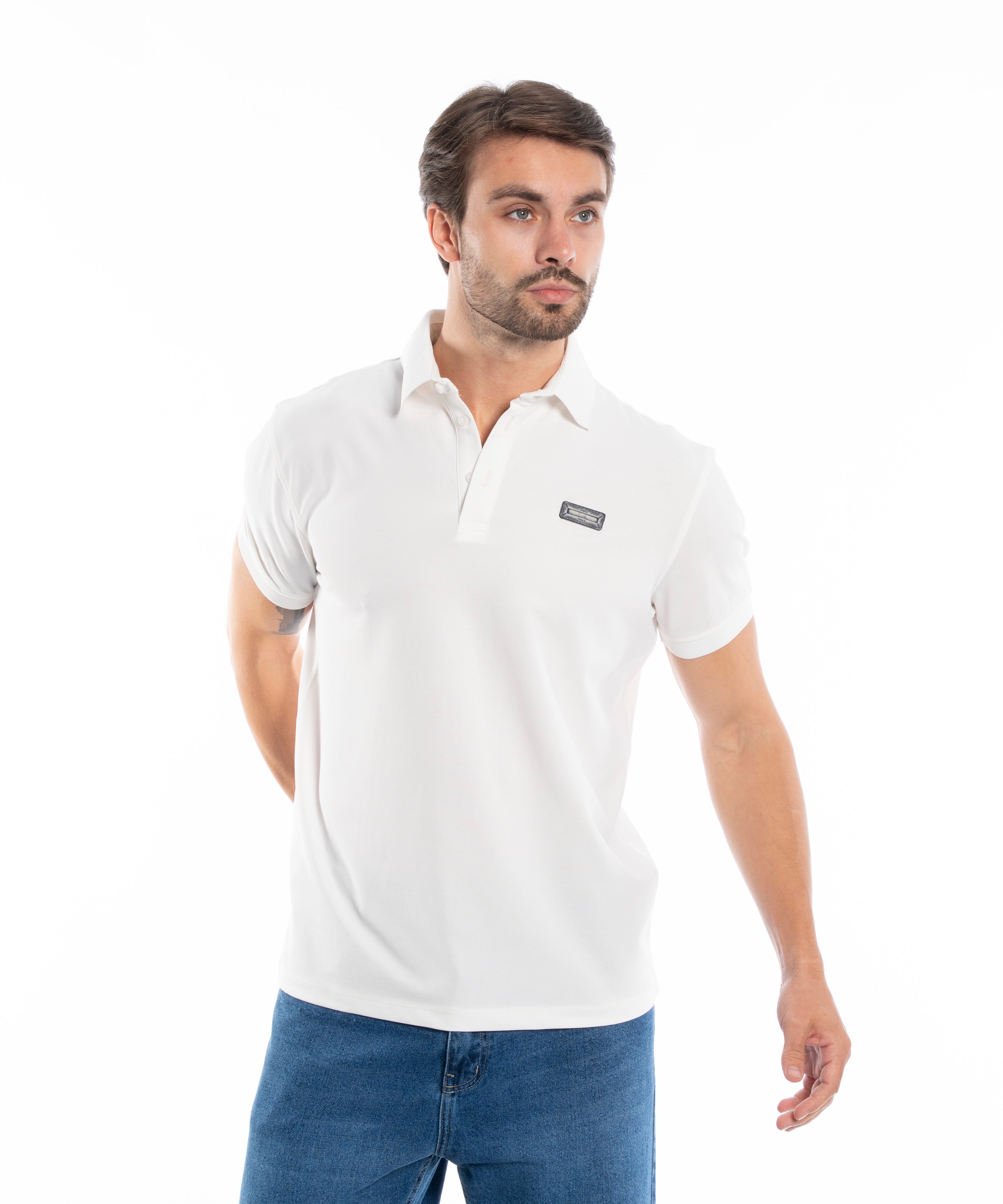 Polo T-shirt - Men - Plain
