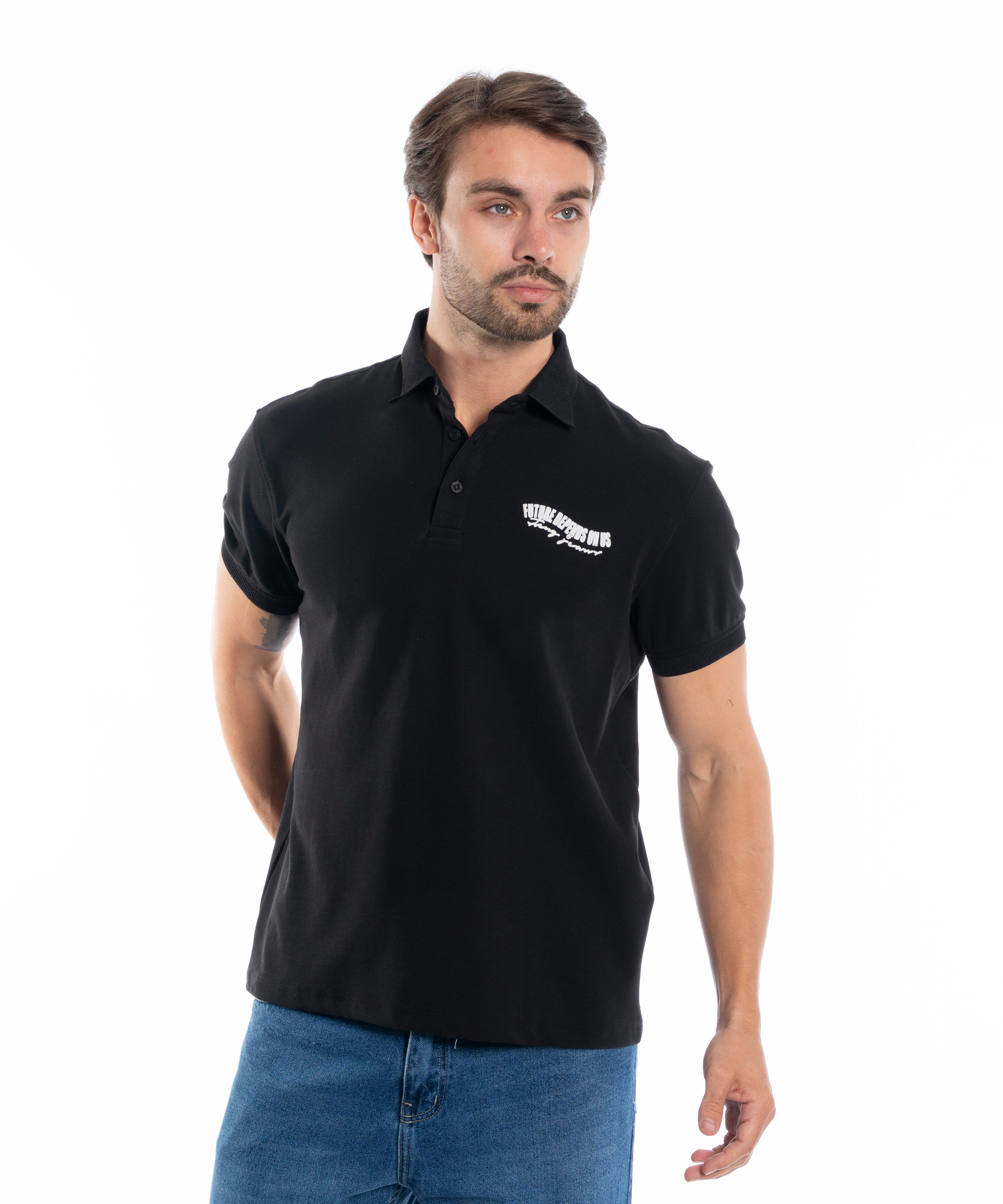 Polo T-shirt - Men - Plain