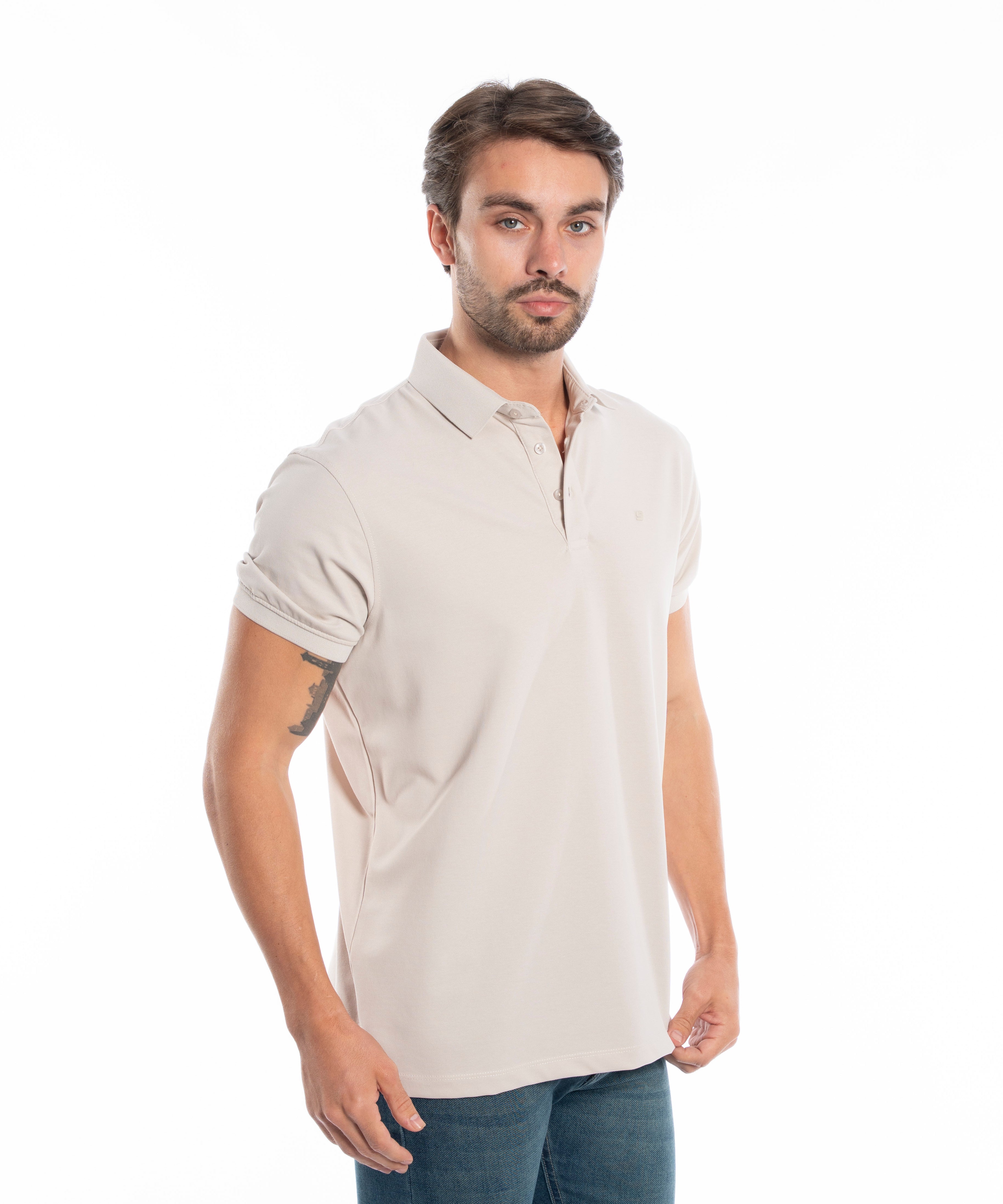 Polo T-shirt - Men - Plain