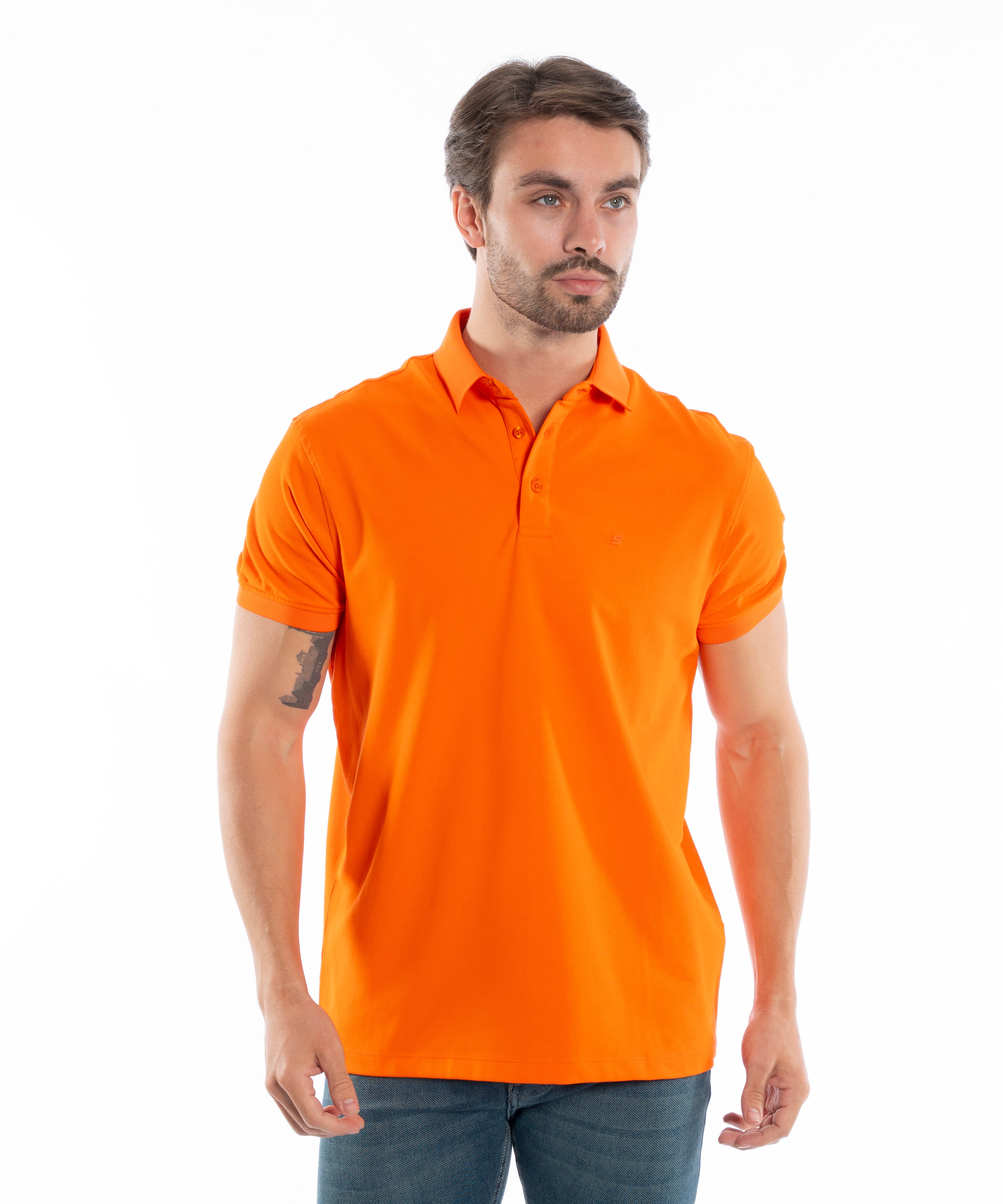Polo T-shirt - Men - Plain