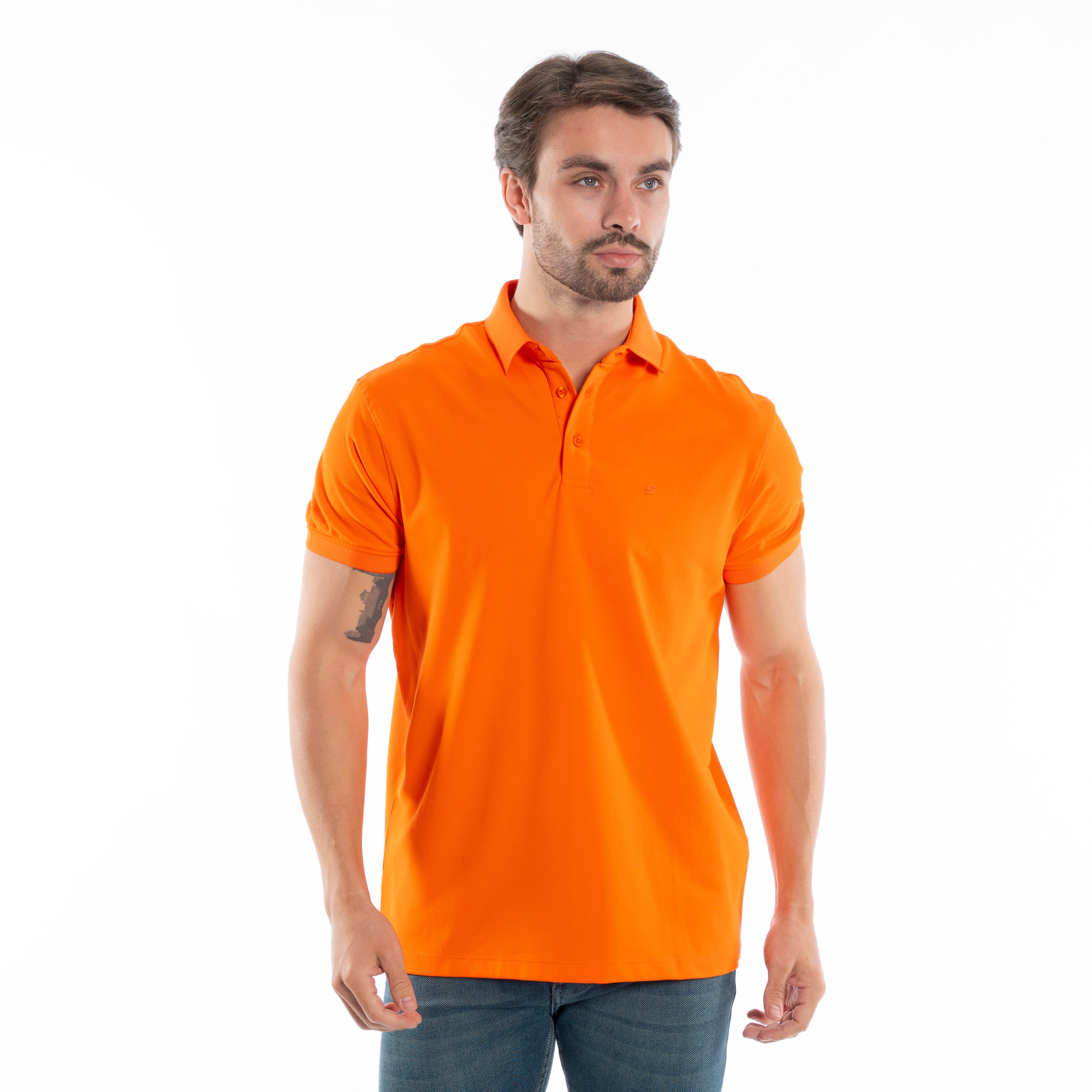 Polo T-shirt - Men - Plain