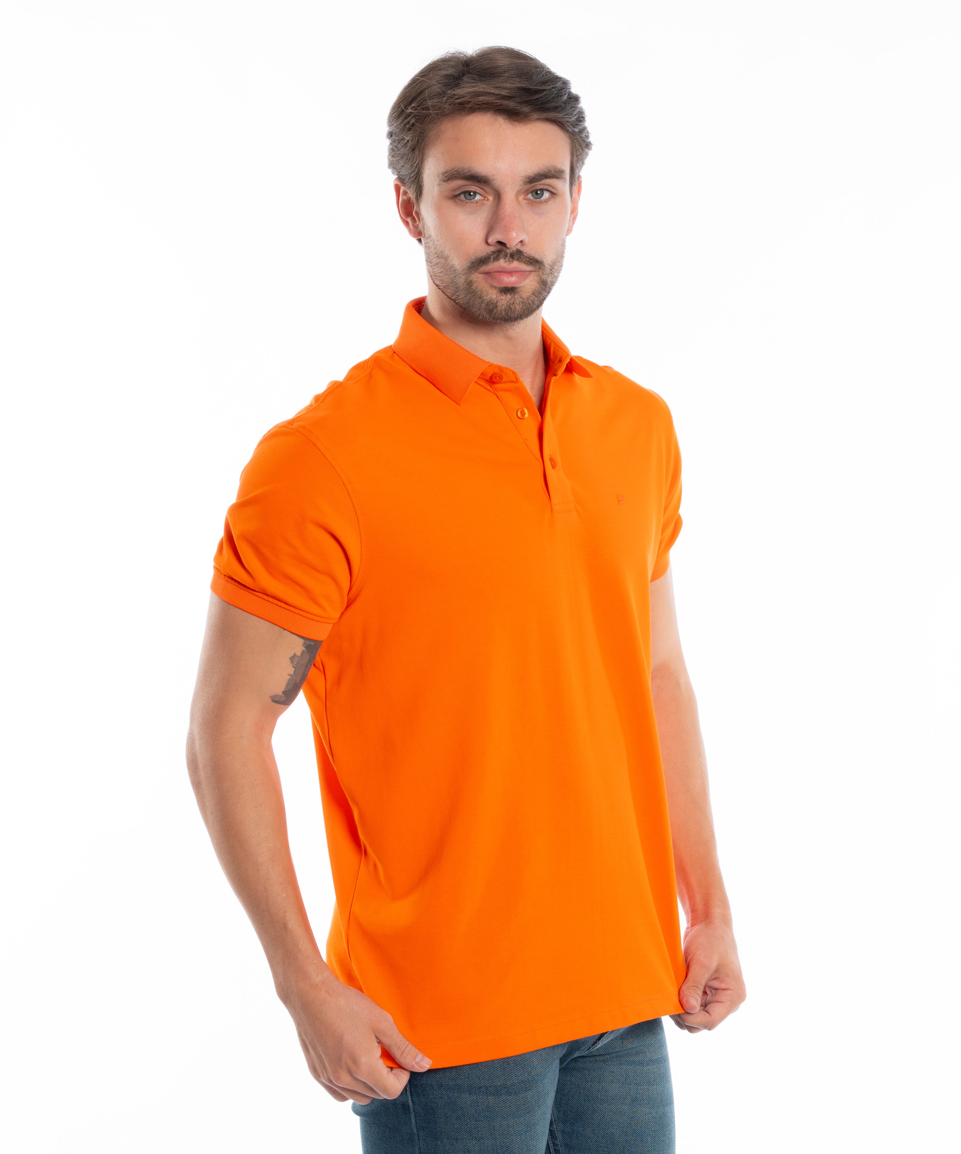 Polo T-shirt - Men - Plain