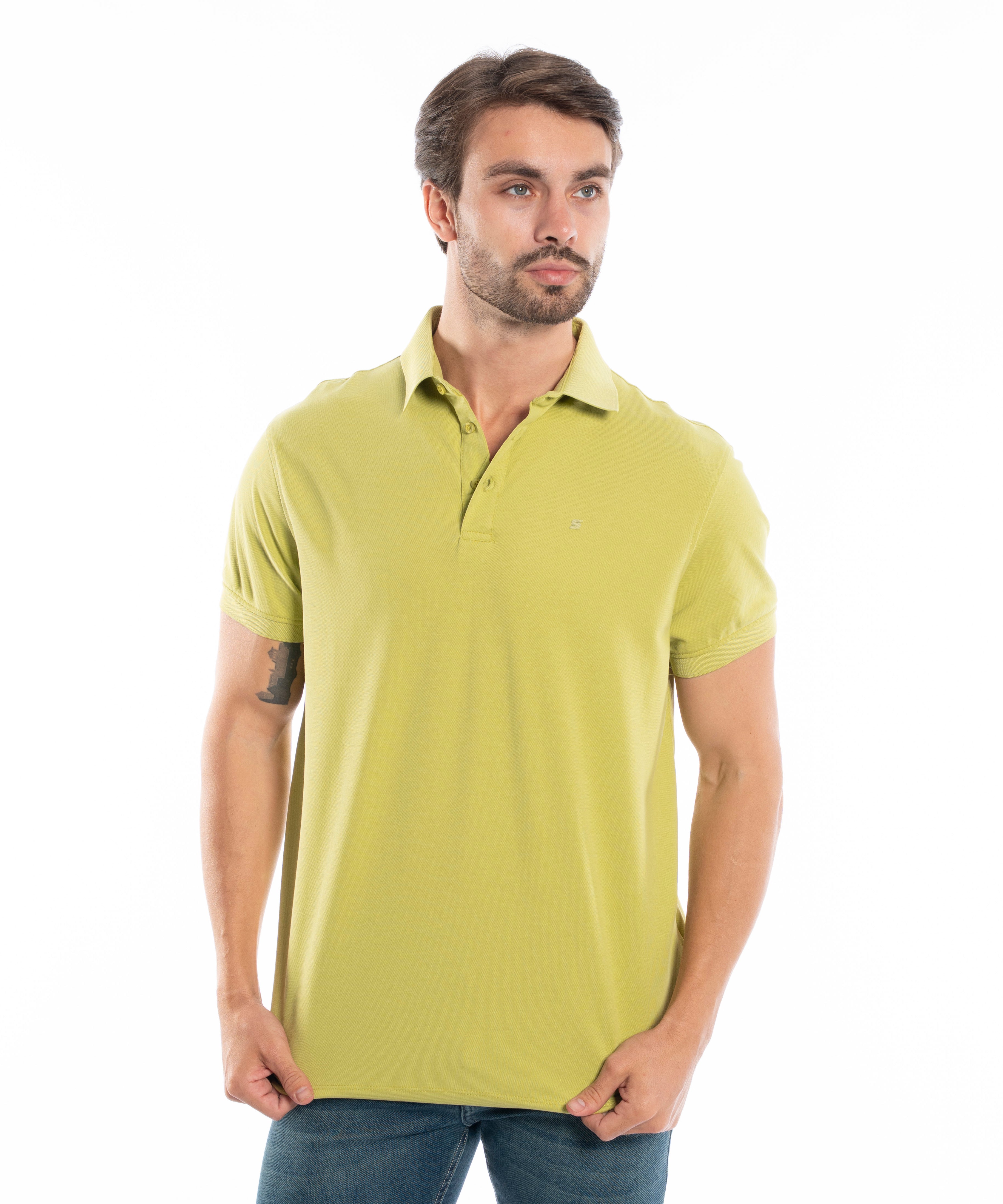 Polo T-shirt - Men - Plain