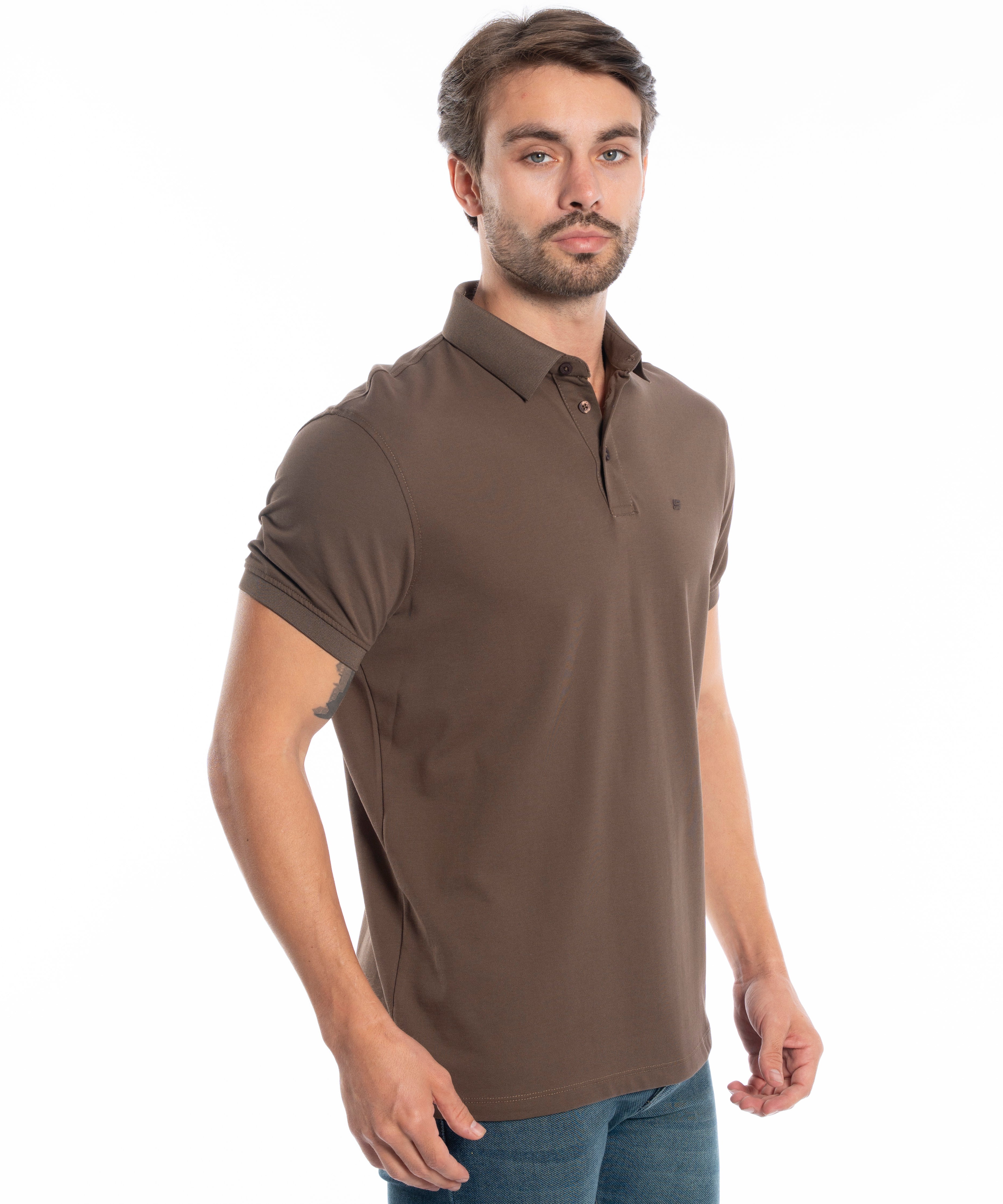 Polo T-shirt - Men - Plain