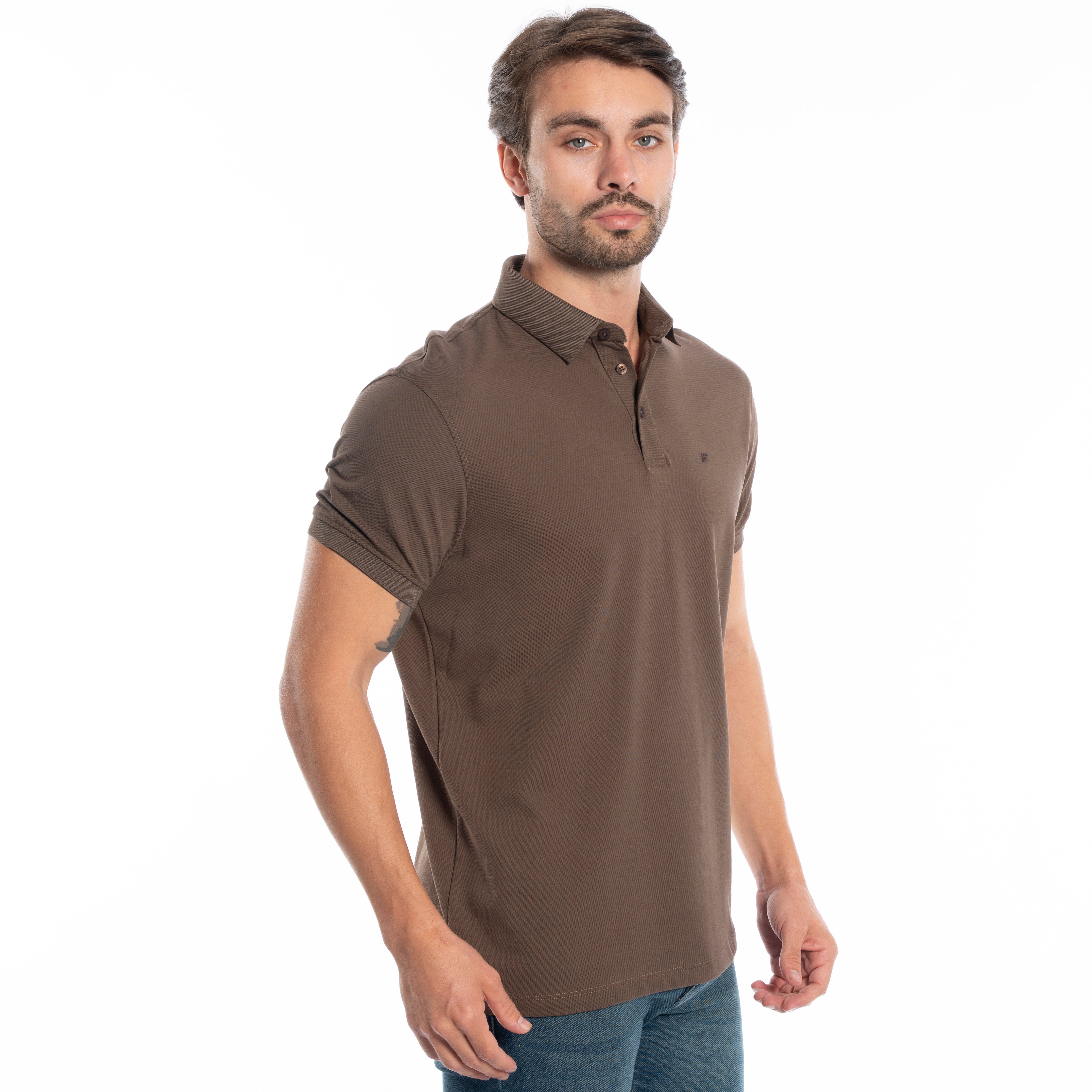Polo T-shirt - Men - Plain