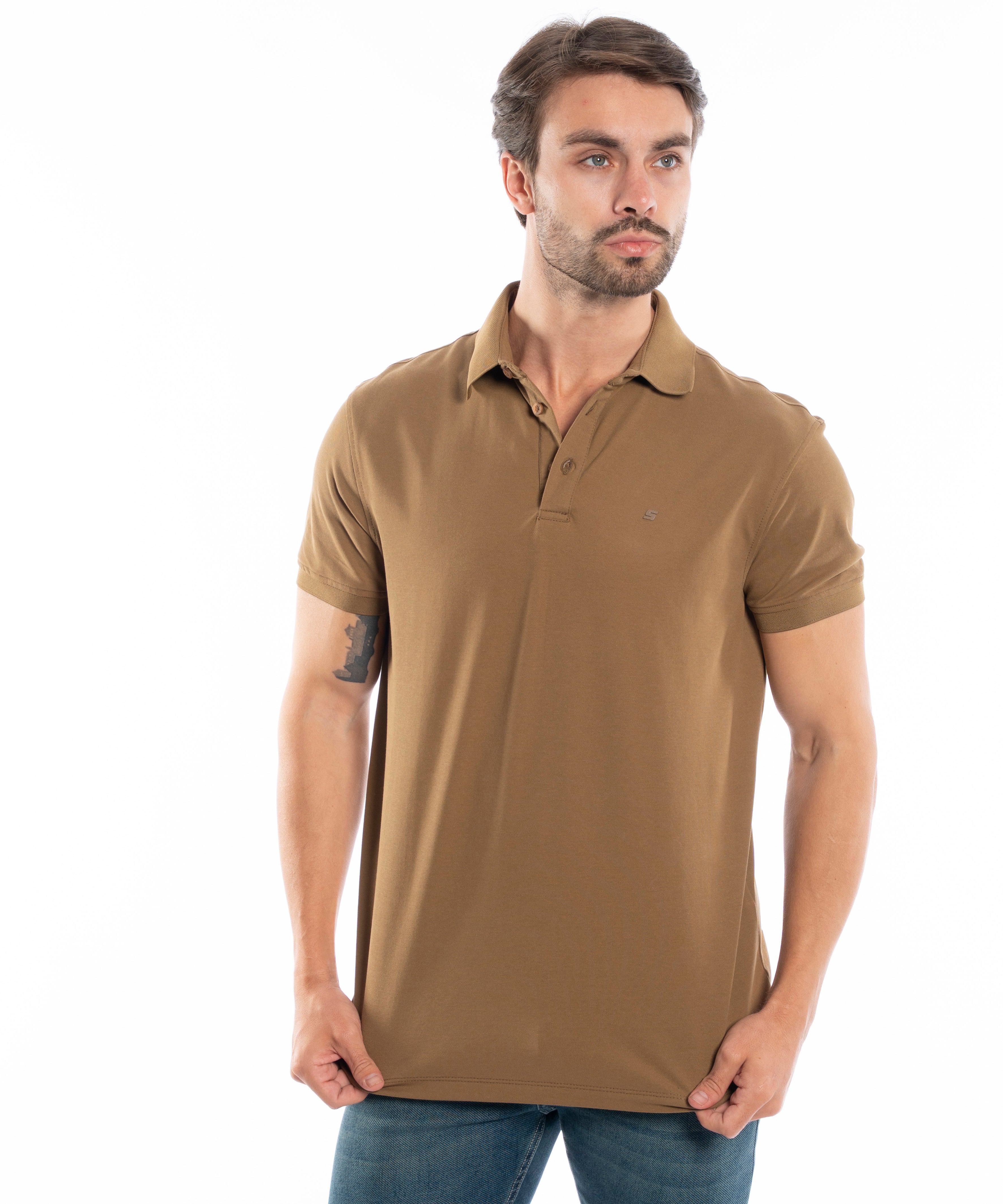 Polo T-shirt - Men - Plain