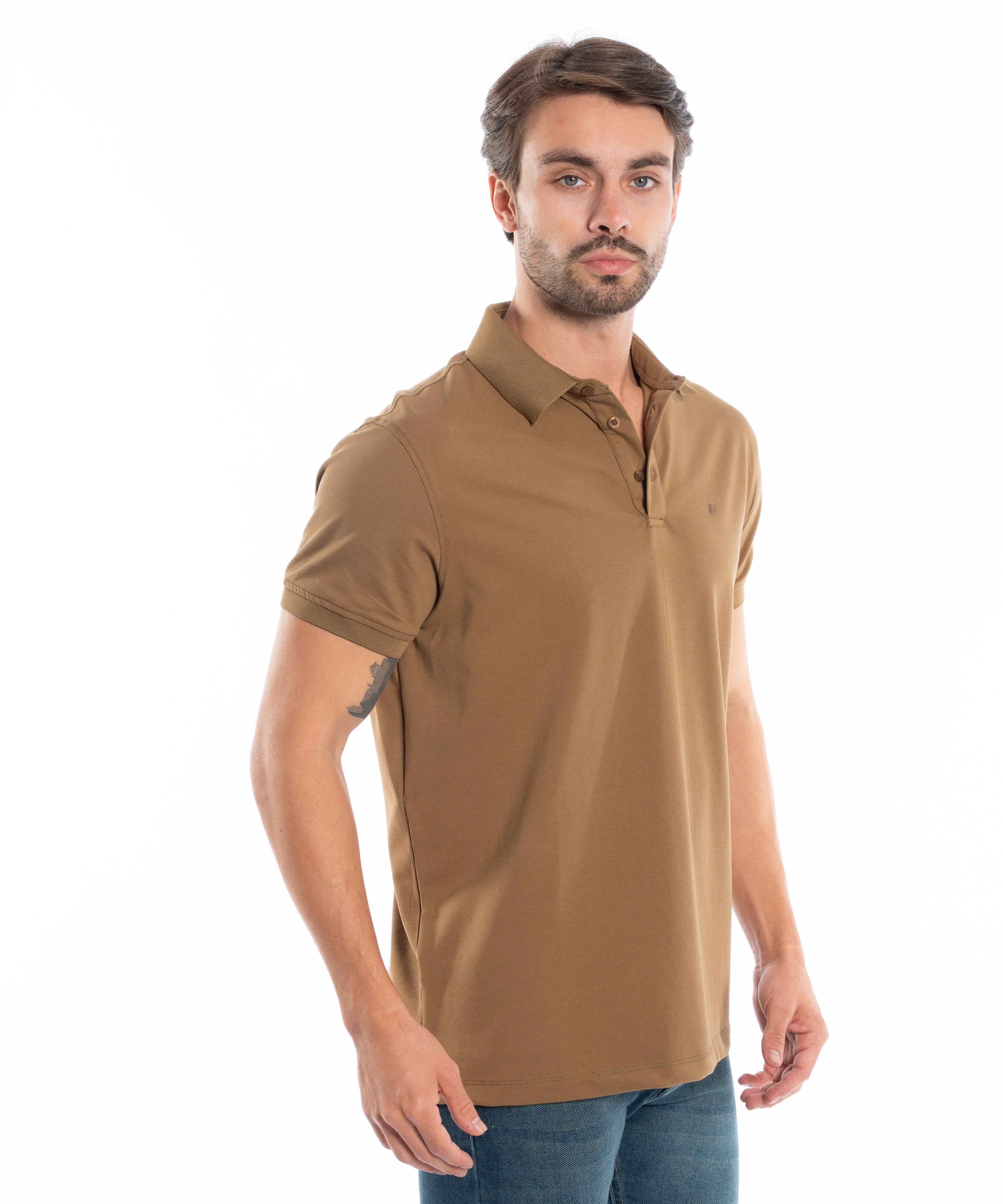 Polo T-shirt - Men - Plain